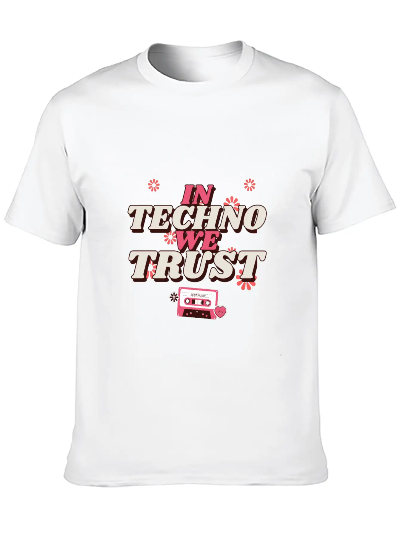 Techno For People Who Like Techno Music Basic Graphic T-Shirt ¨C Daily Comfort In Soft Cotton