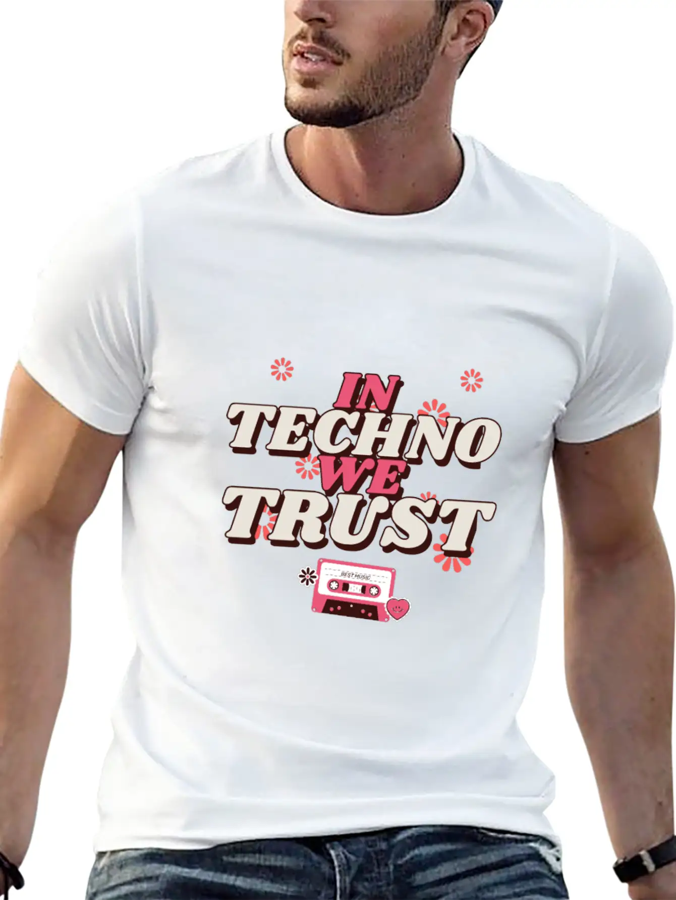 Techno For People Who Like Techno Music Basic Graphic T-Shirt ¨C Daily Comfort In Soft Cotton