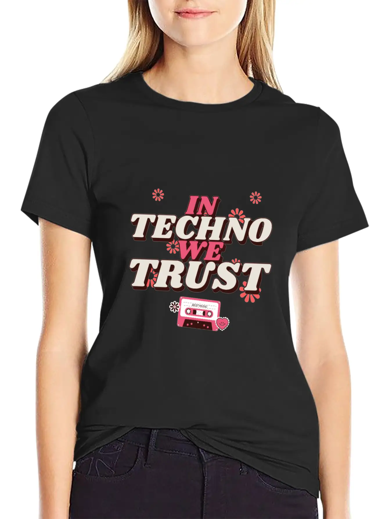 Techno For People Who Like Techno Music Basic Graphic T-Shirt ¨C Daily Comfort In Soft Cotton