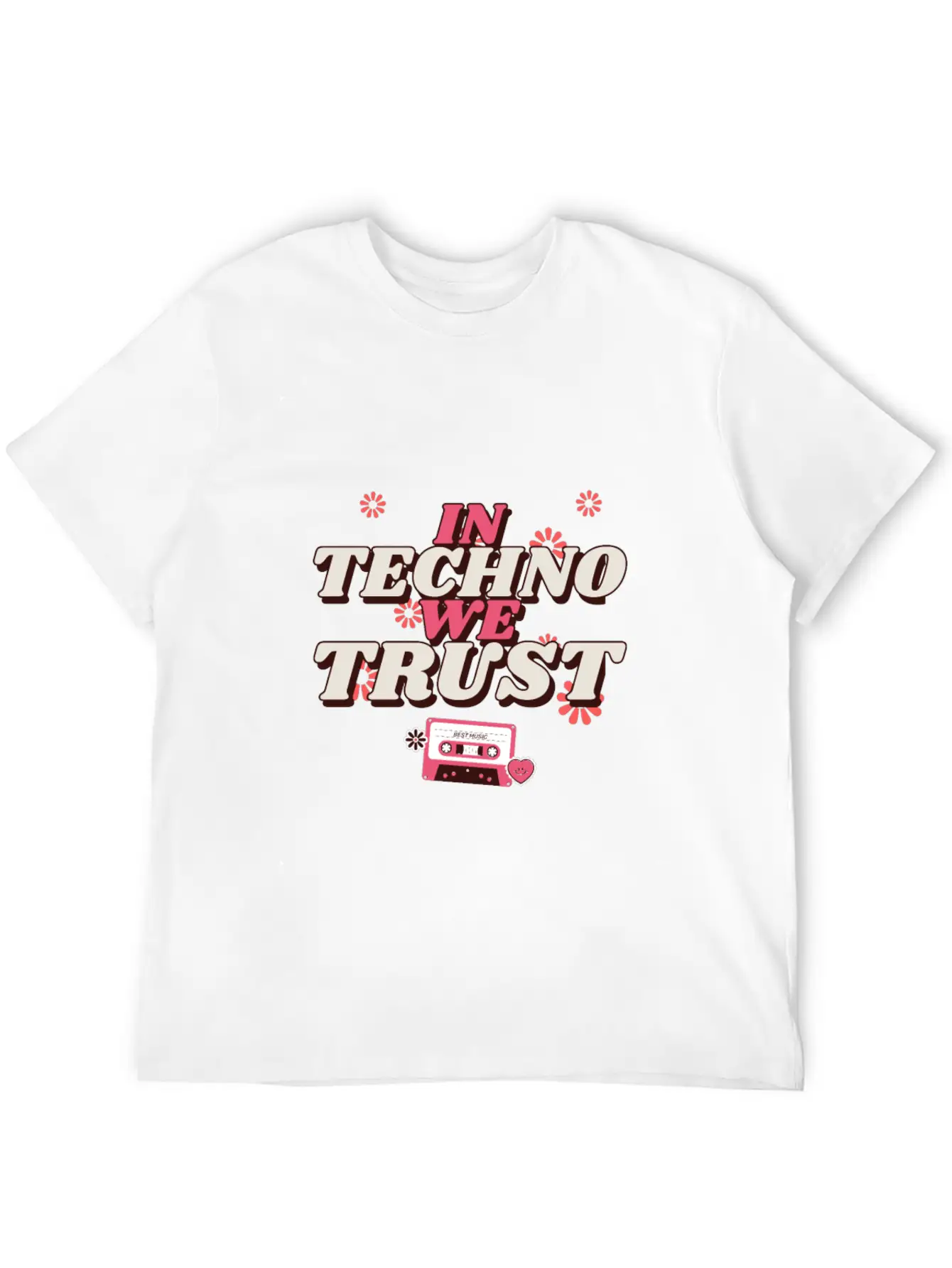 Techno For People Who Like Techno Music Basic Graphic T-Shirt ¨C Daily Comfort In Soft Cotton