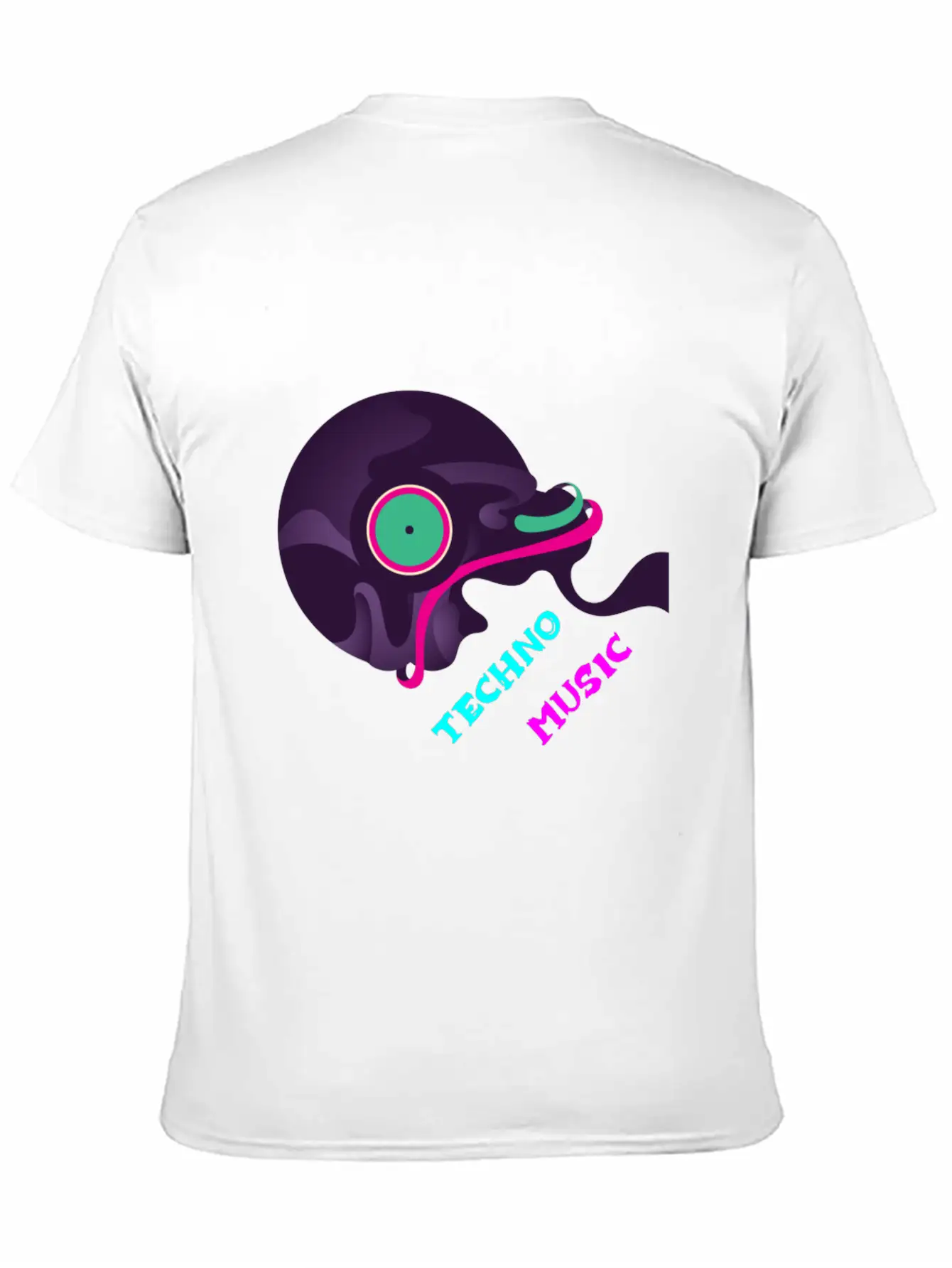 Techno Music - Drum & Bass Essential Cotton Tee For Daily Outfits ¨C Unisex Style