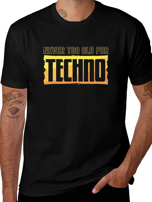 Techno Music Essential Cotton Tee For Daily Outfits ¨C Unisex Style