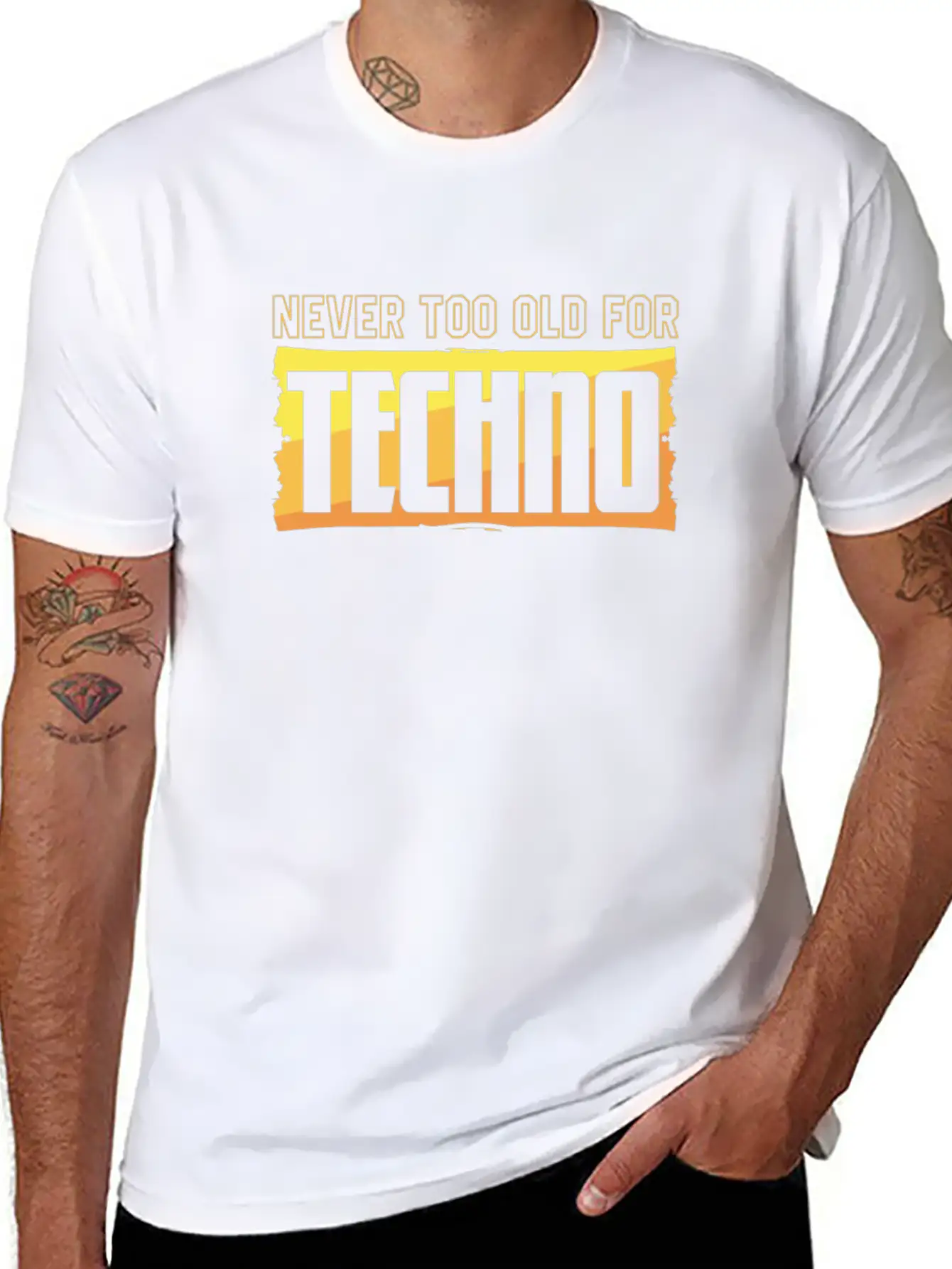Techno Music Essential Cotton Tee For Daily Outfits ¨C Unisex Style