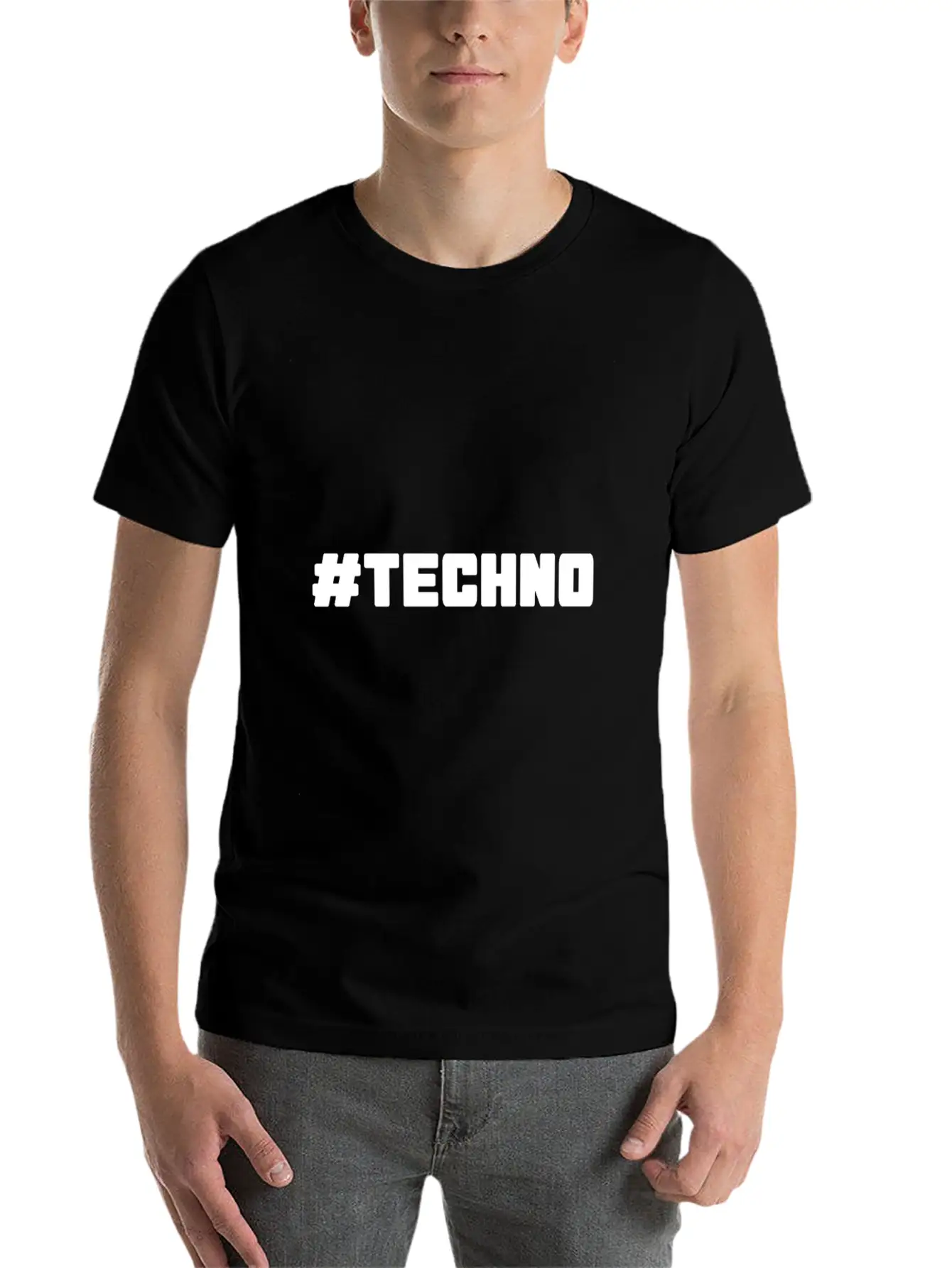 Techno - Music - # Techno # Basic Graphic T-Shirt ¨C Daily Comfort In Soft Cotton
