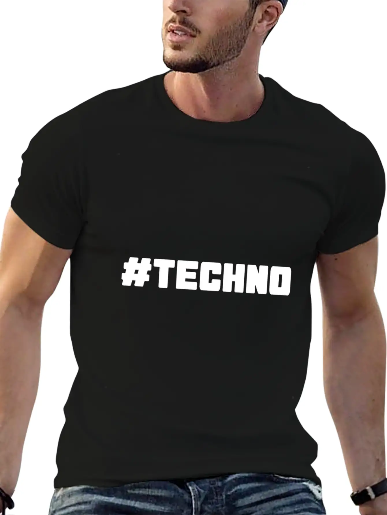 Techno - Music - # Techno # Basic Graphic T-Shirt ¨C Daily Comfort In Soft Cotton