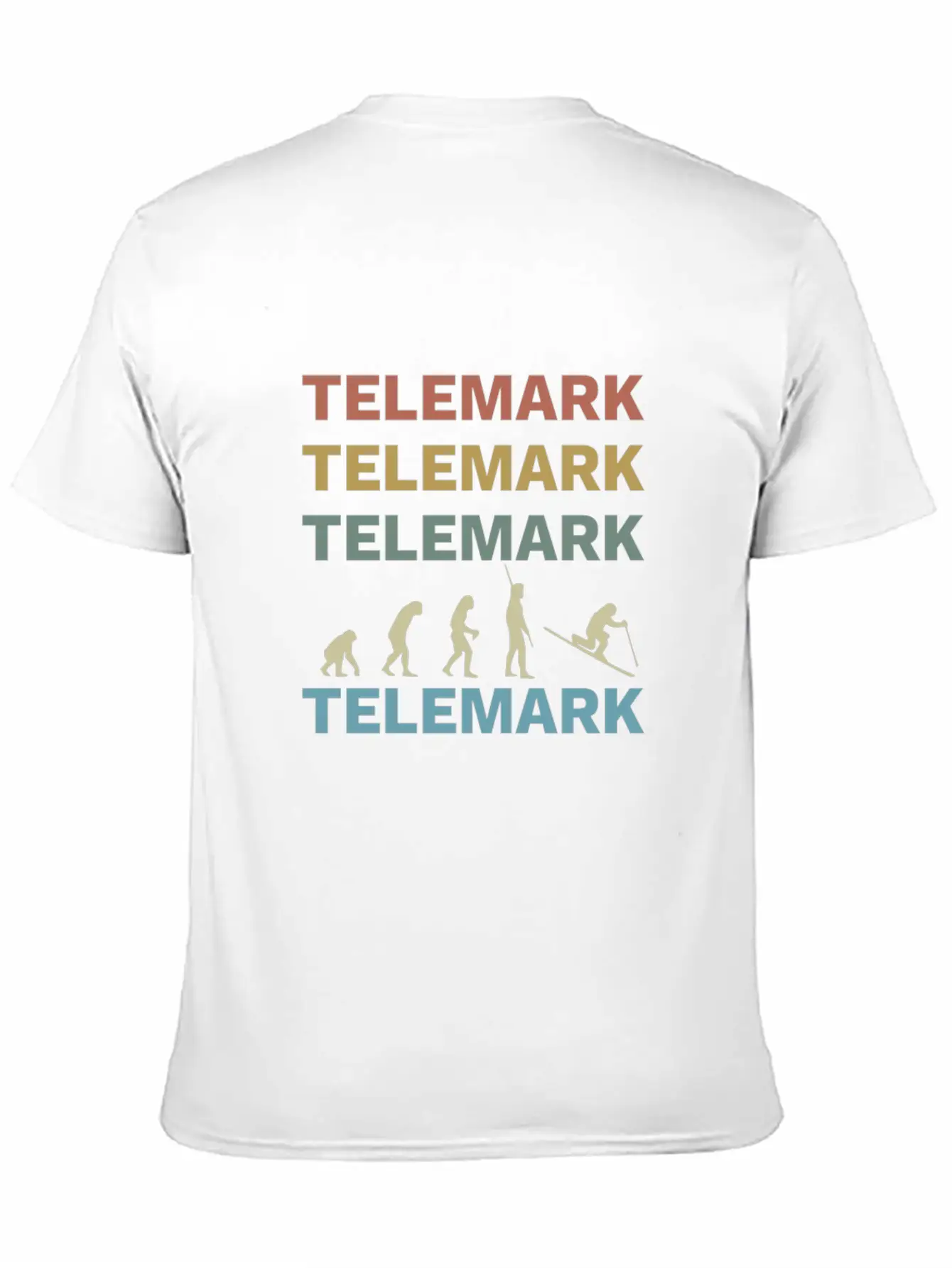 Telemark Uphill Skiing Free Heel Ski Evolution Soft Cotton Short Sleeve Tee ¨C Unisex Wardrobe Staple