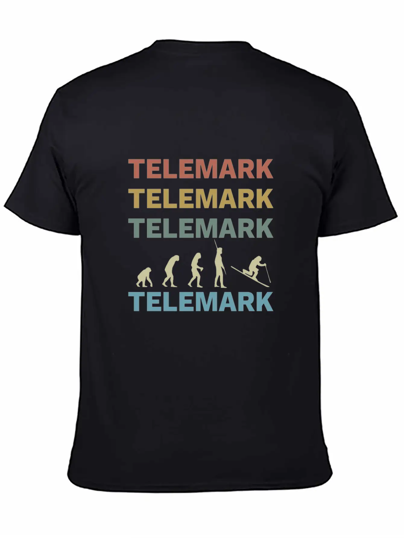 Telemark Uphill Skiing Free Heel Ski Evolution Soft Cotton Short Sleeve Tee ¨C Unisex Wardrobe Staple