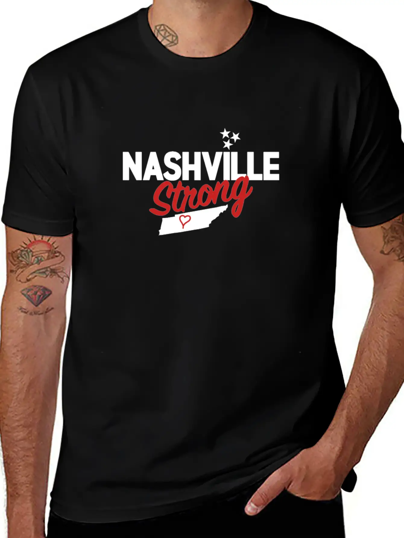 Tennessee Tornado Nashville Strong Essential Cotton Tee For Daily Outfits ¨C Unisex Style