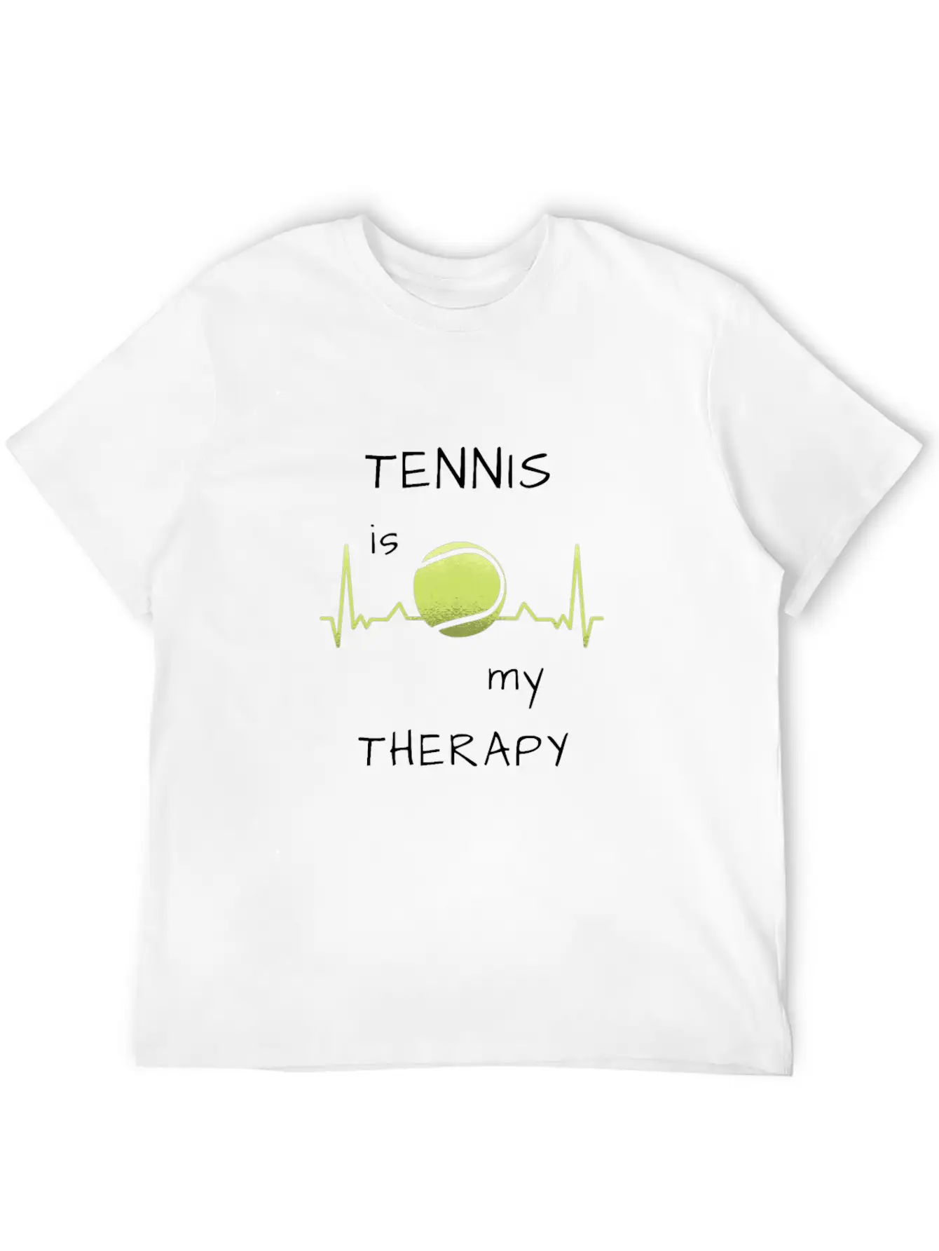 Tennis Is My Therapy Soft Cotton Short Sleeve Tee ¨C Unisex Wardrobe Staple