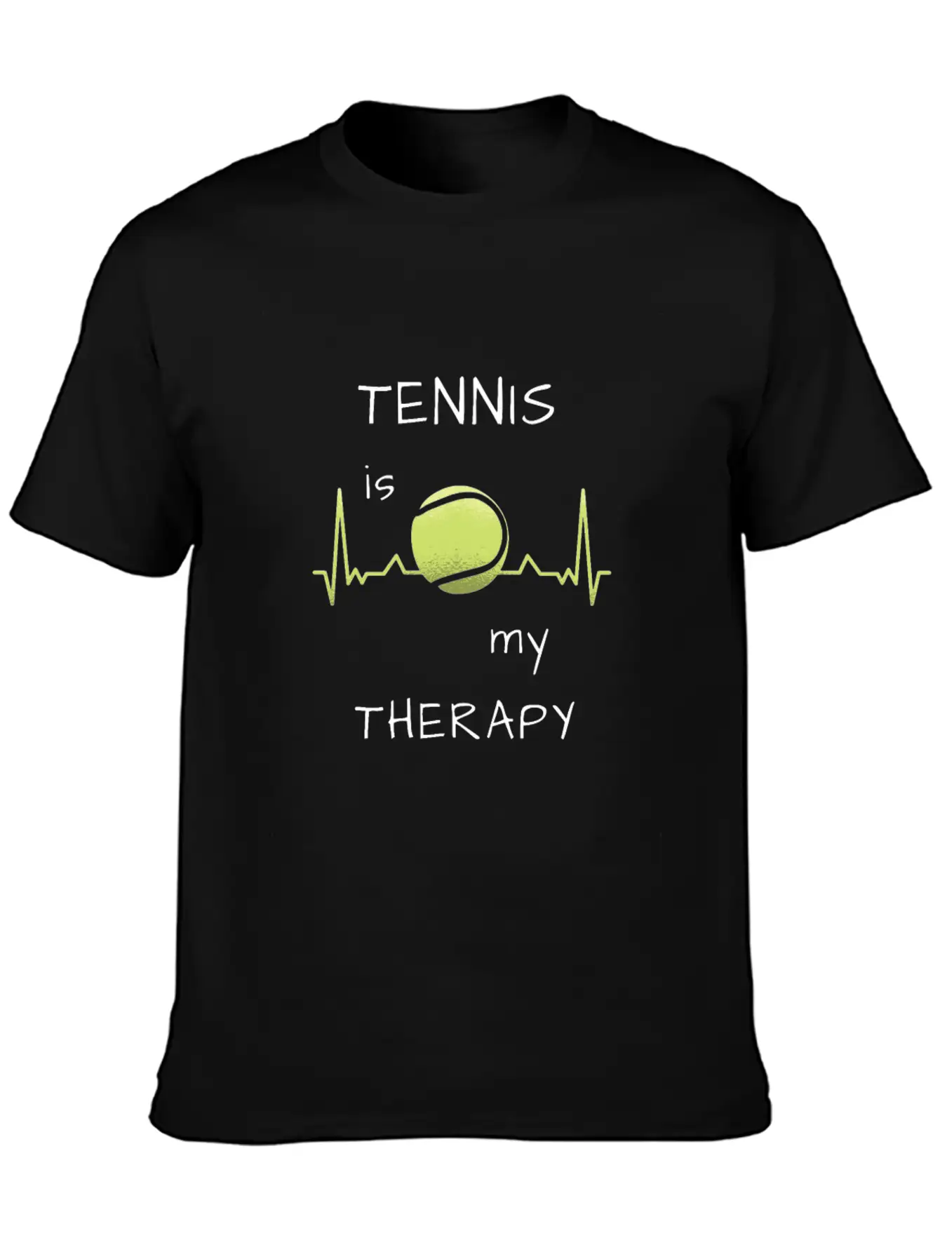 Tennis Is My Therapy Soft Cotton Short Sleeve Tee ¨C Unisex Wardrobe Staple