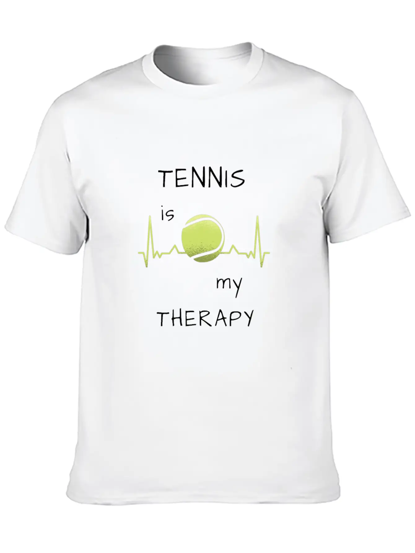 Tennis Is My Therapy Soft Cotton Short Sleeve Tee ¨C Unisex Wardrobe Staple