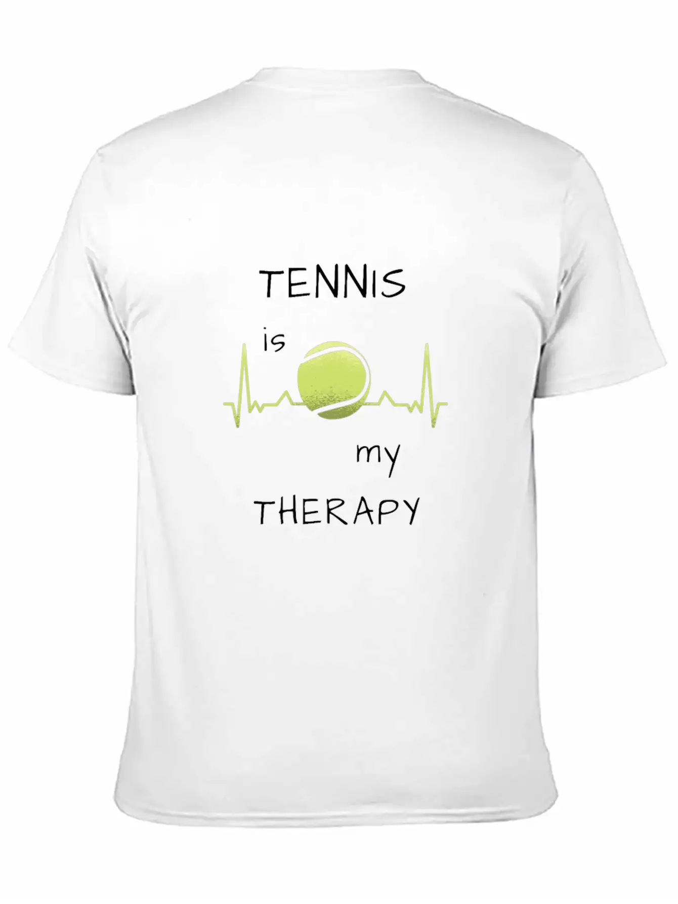 Tennis Is My Therapy Soft Cotton Short Sleeve Tee ¨C Unisex Wardrobe Staple