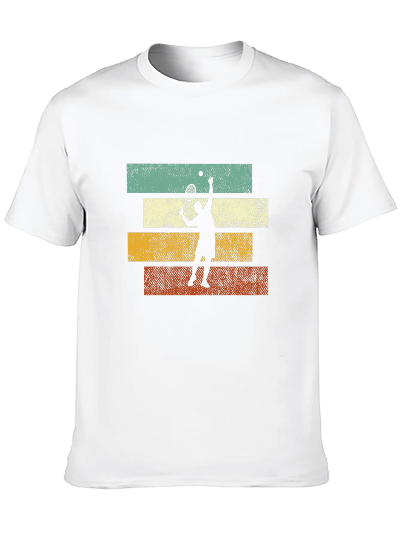 Tennis Retro Essential Cotton Tee For Daily Outfits ¨C Unisex Style