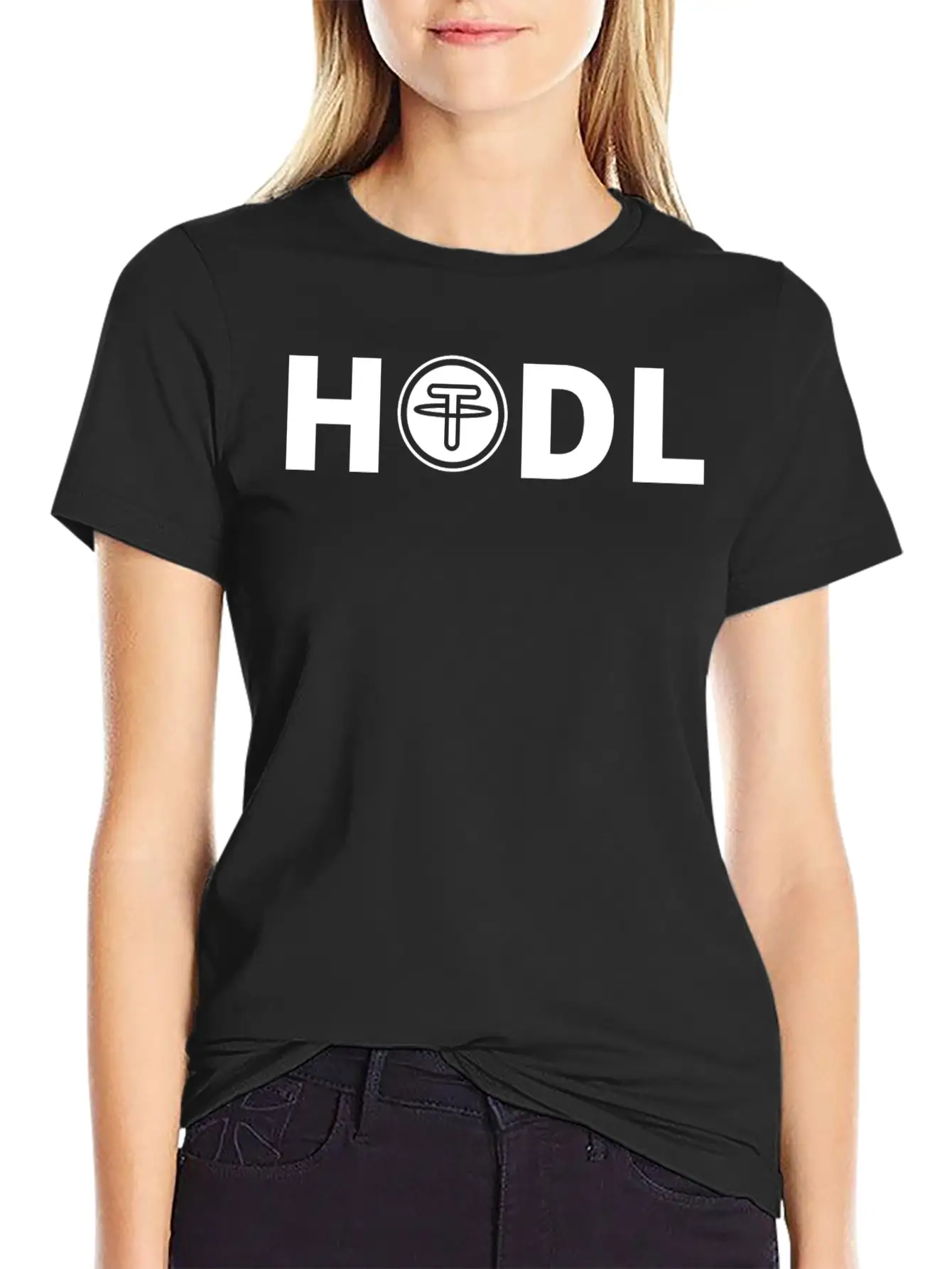 Tether HODL Unisex Casual T-Shirt ¨C Clean Design For Daily Comfort
