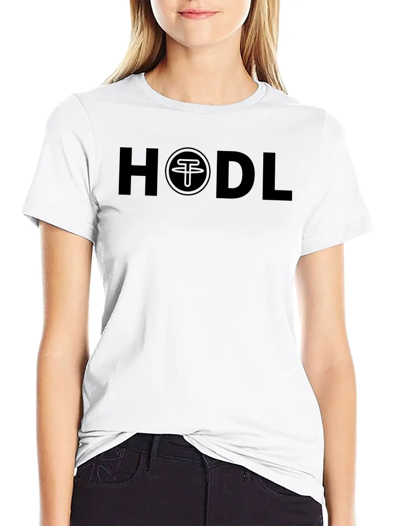 Tether HODL Unisex Casual T-Shirt ¨C Clean Design For Daily Comfort