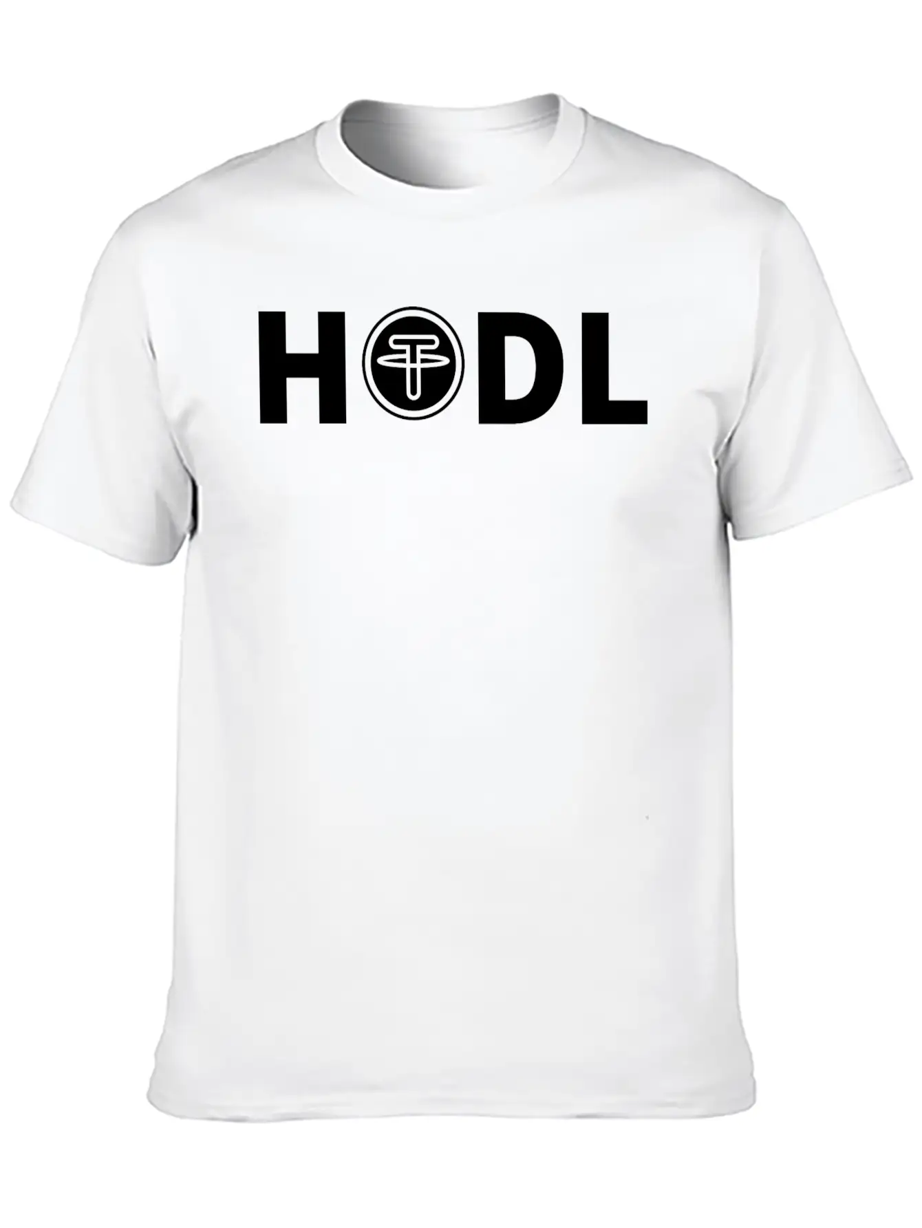 Tether HODL Unisex Casual T-Shirt ¨C Clean Design For Daily Comfort