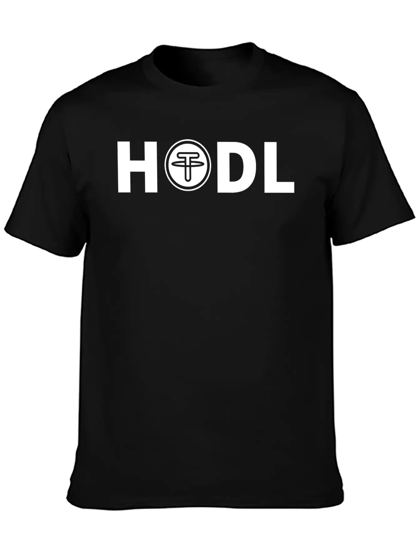 Tether HODL Unisex Casual T-Shirt ¨C Clean Design For Daily Comfort