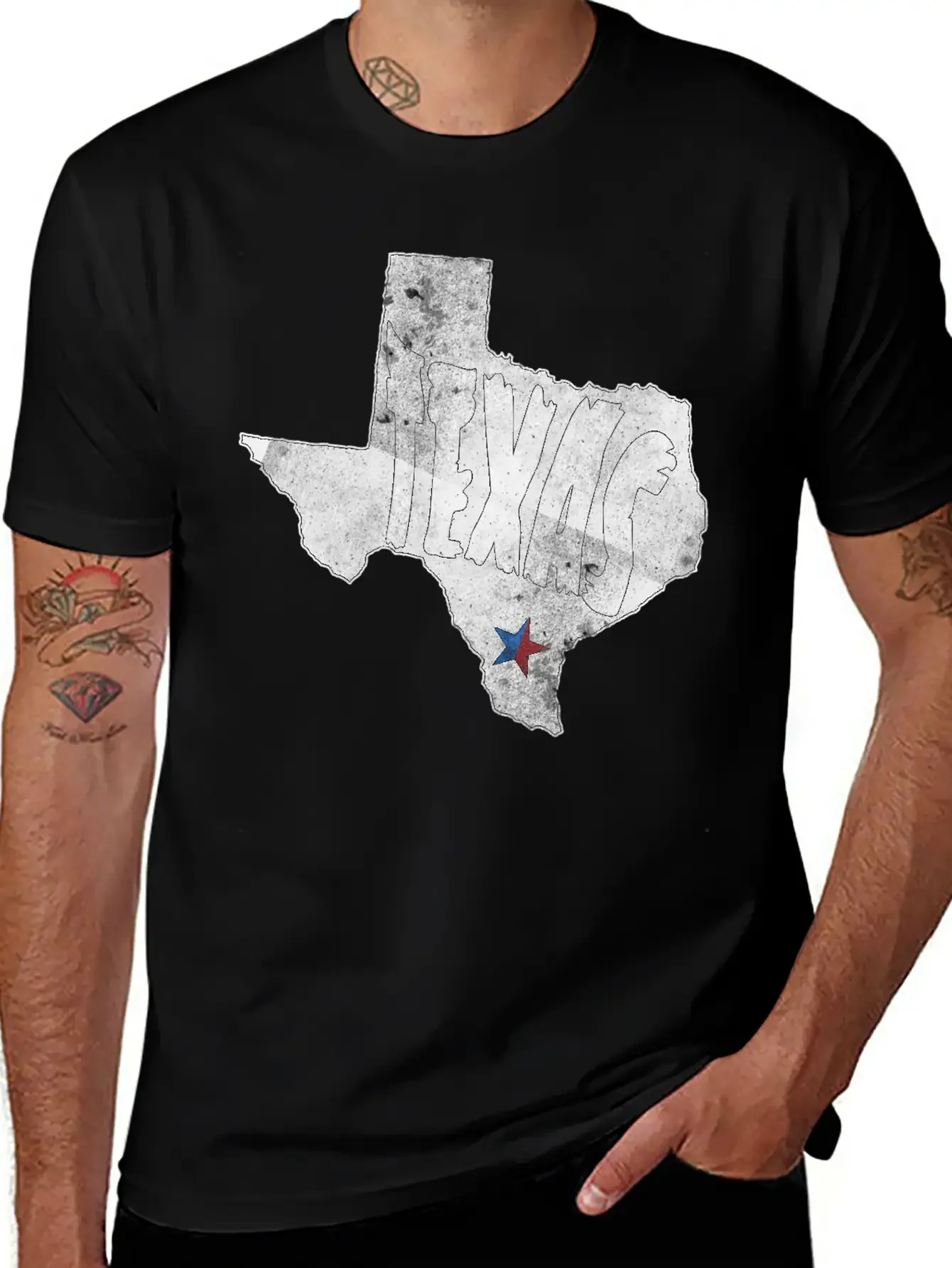 Texas Aesthetic Basic Graphic T-Shirt ¨C Daily Comfort In Soft Cotton