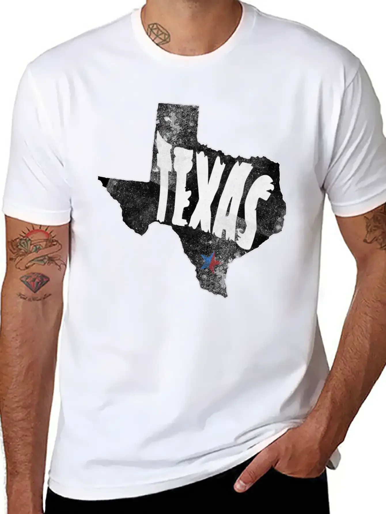 Texas Aesthetic Basic Graphic T-Shirt ¨C Daily Comfort In Soft Cotton