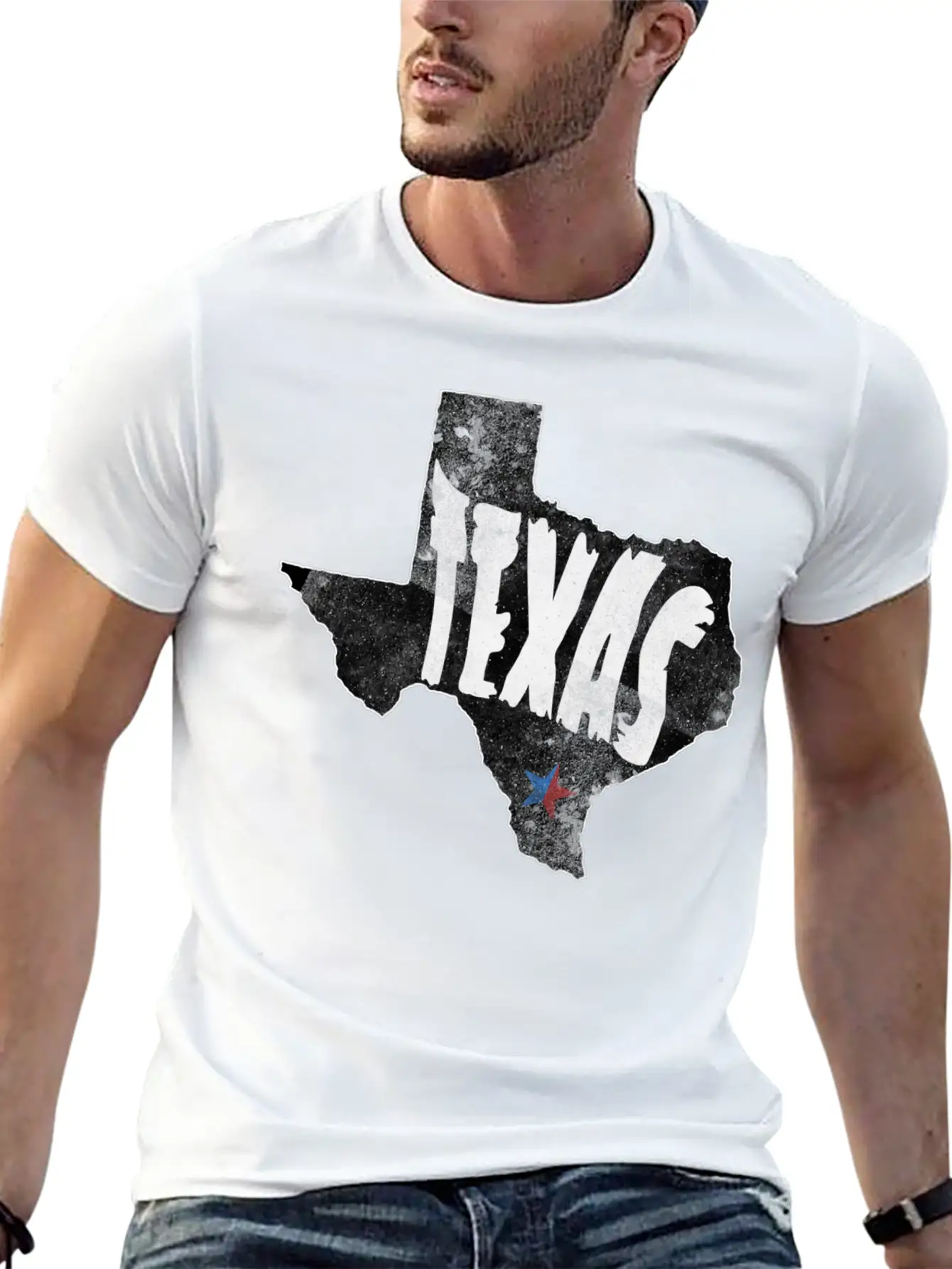 Texas Aesthetic Basic Graphic T-Shirt ¨C Daily Comfort In Soft Cotton