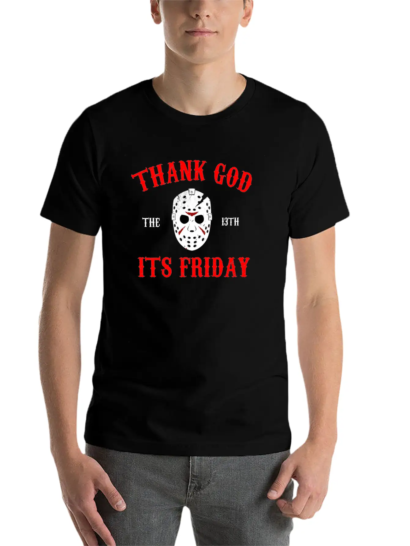 THANK GOD IT'S FRIDAY TGIF FUNNY SHIRT Essential Cotton Tee For Daily Outfits ¨C Unisex Style