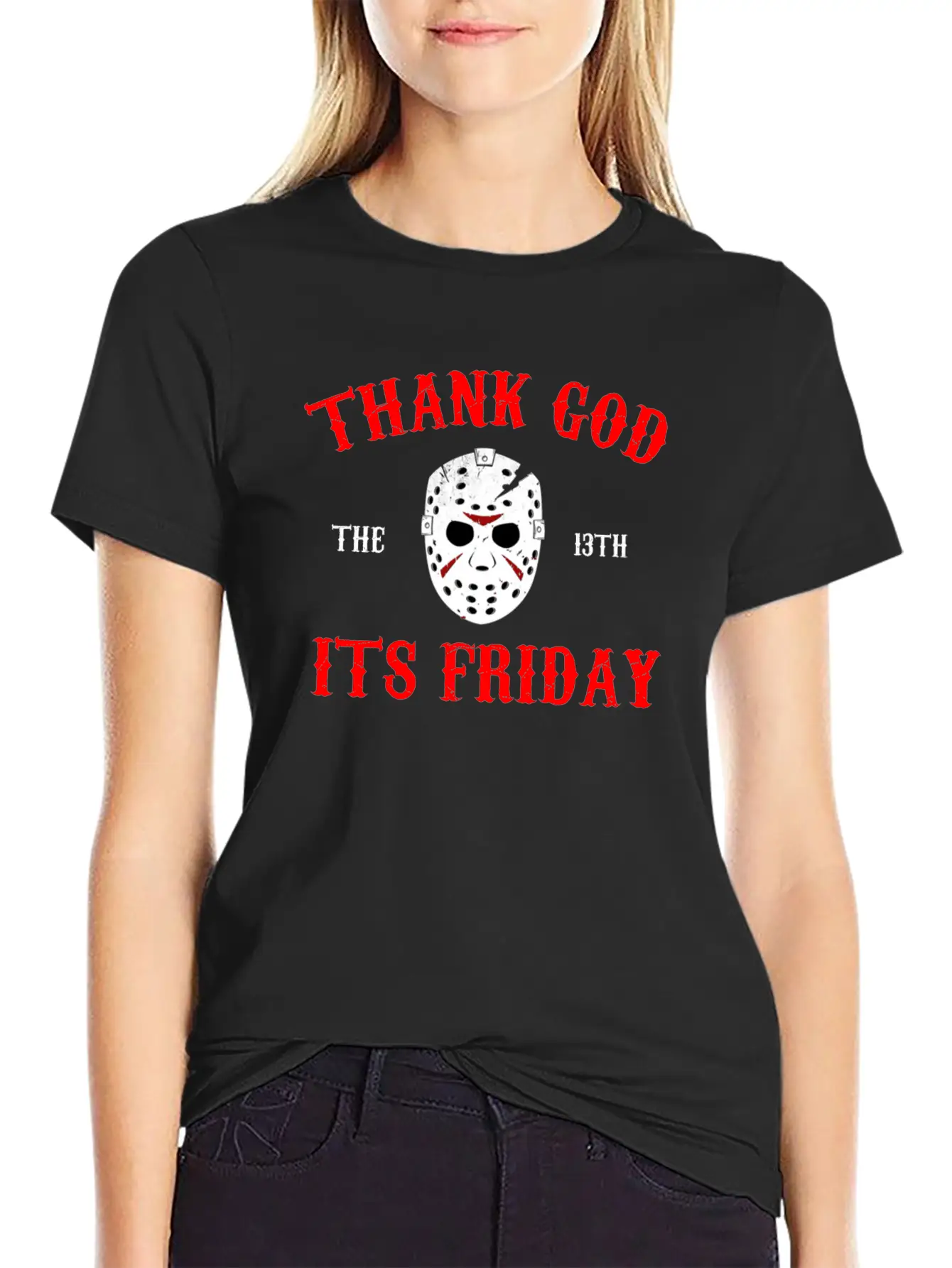 THANK GOD IT'S FRIDAY TGIF FUNNY SHIRT Essential Cotton Tee For Daily Outfits ¨C Unisex Style