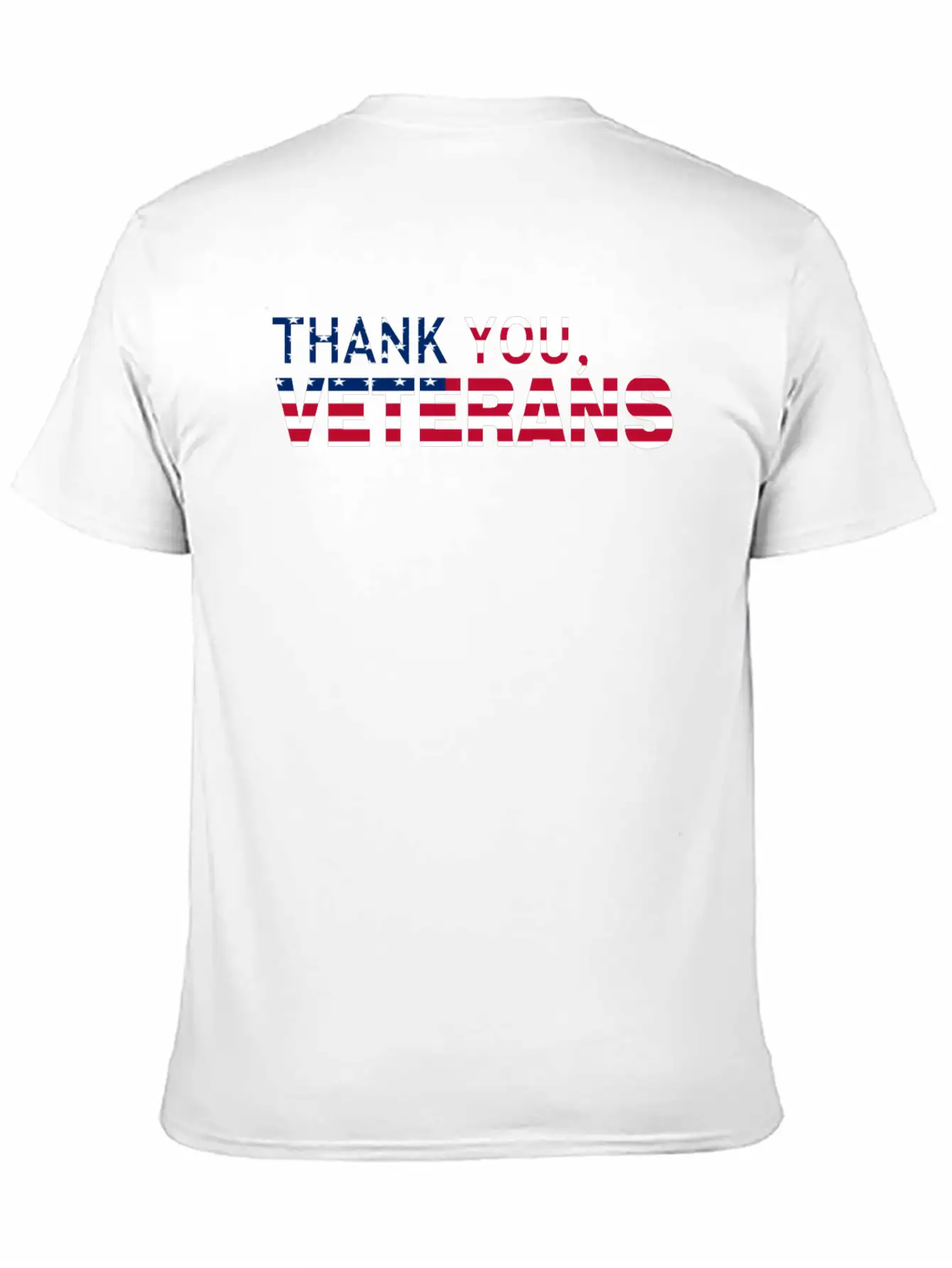 Thank You Veterans USA Flag Soft Cotton Short Sleeve Tee ¨C Unisex Wardrobe Staple