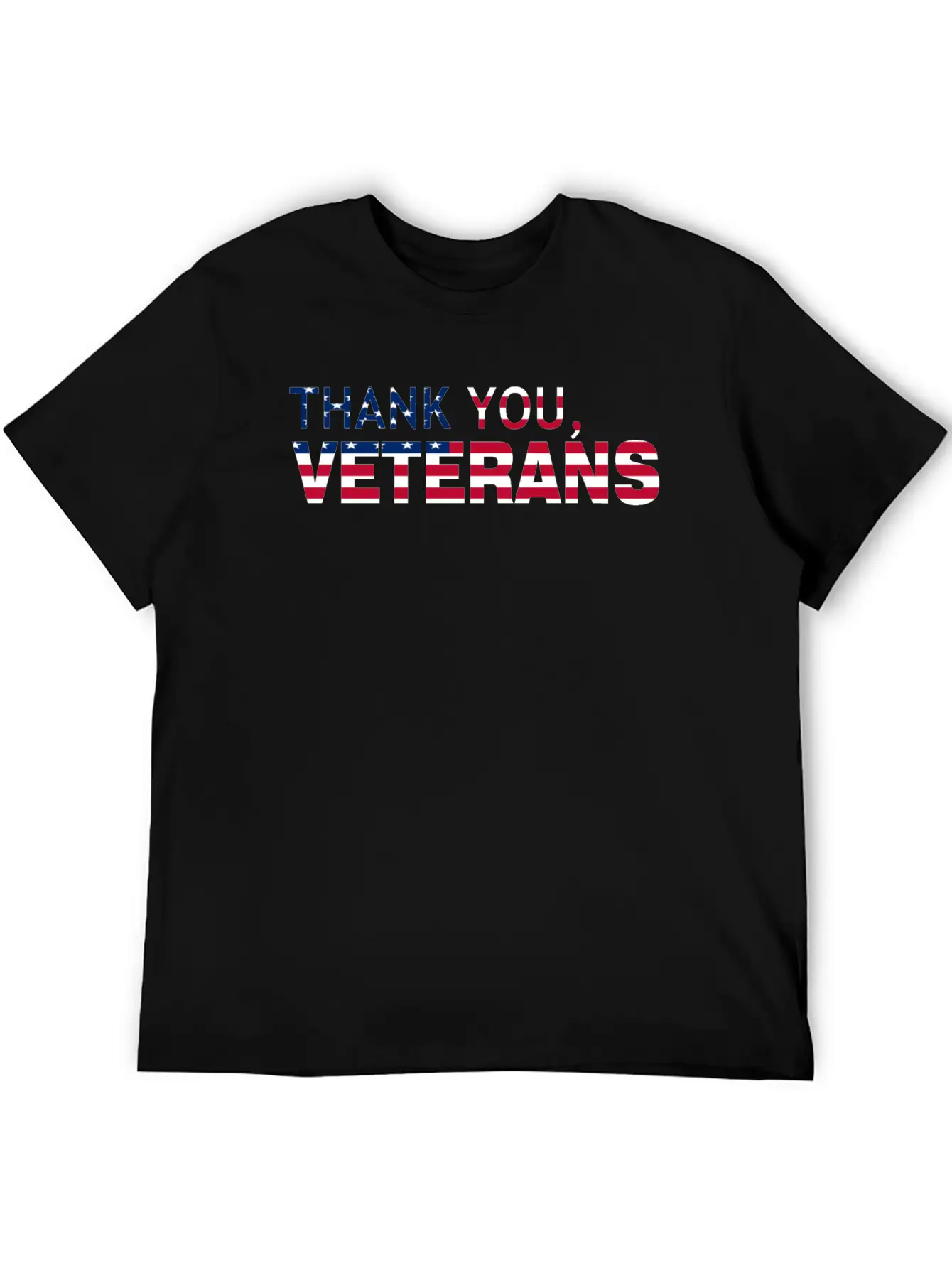 Thank You Veterans USA Flag Soft Cotton Short Sleeve Tee ¨C Unisex Wardrobe Staple