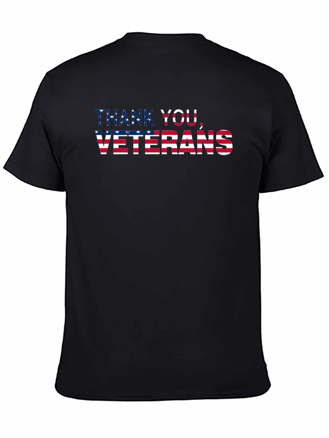 Thank You Veterans USA Flag Soft Cotton Short Sleeve Tee ¨C Unisex Wardrobe Staple
