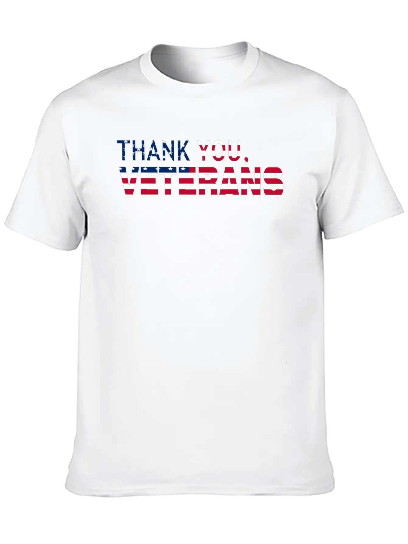 Thank You Veterans USA Flag Soft Cotton Short Sleeve Tee ¨C Unisex Wardrobe Staple
