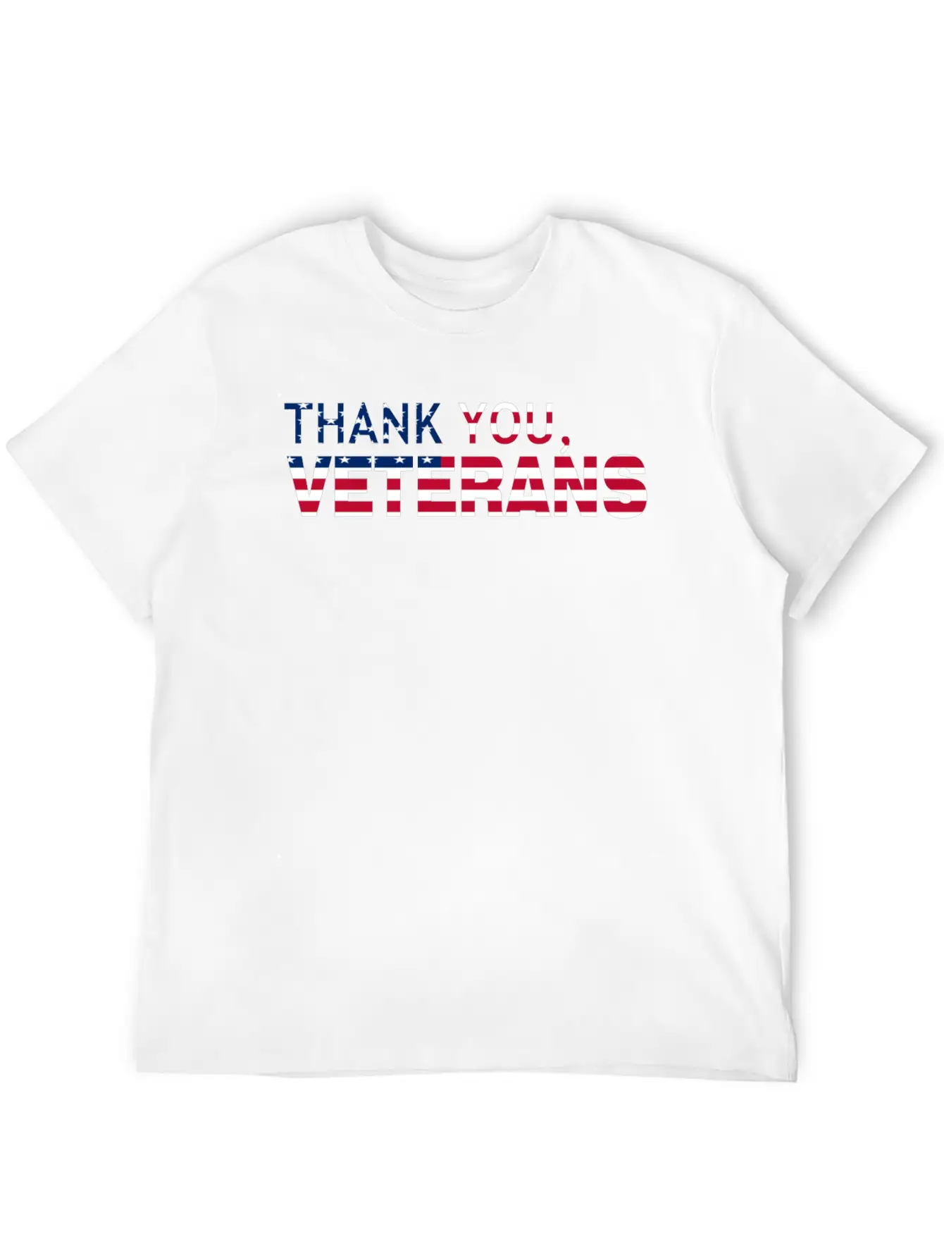 Thank You Veterans USA Flag Soft Cotton Short Sleeve Tee ¨C Unisex Wardrobe Staple