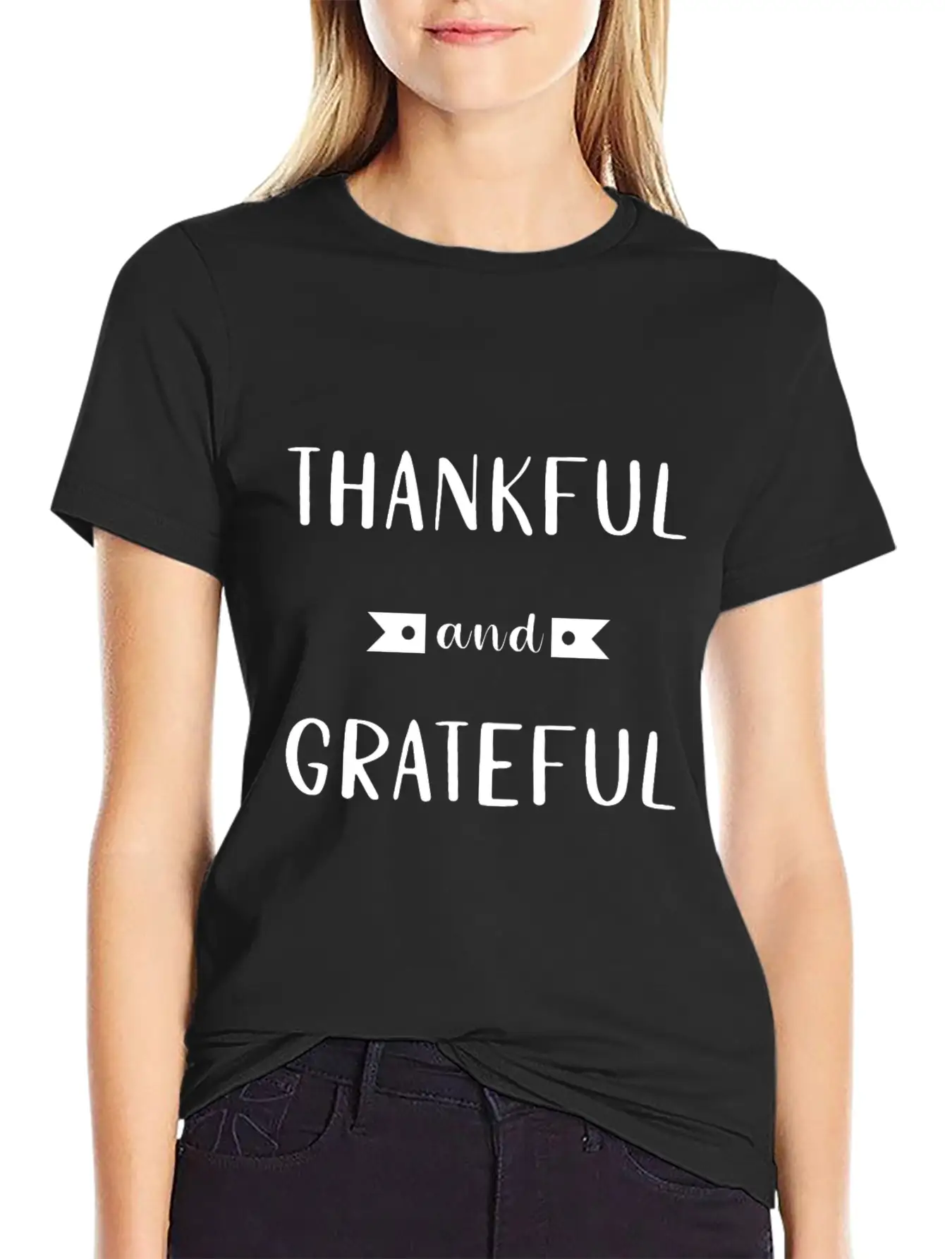 Thankful And Grateful For Life - Gratitude Essential Cotton Tee For Daily Outfits ¨C Unisex Style