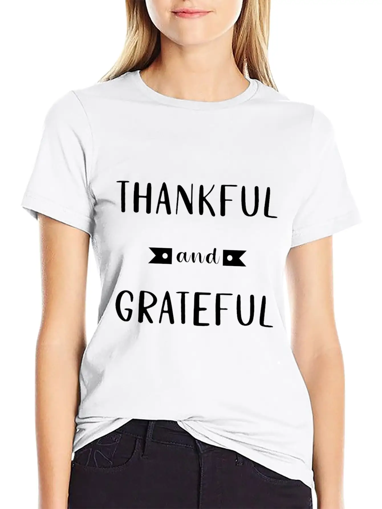 Thankful And Grateful For Life - Gratitude Essential Cotton Tee For Daily Outfits ¨C Unisex Style