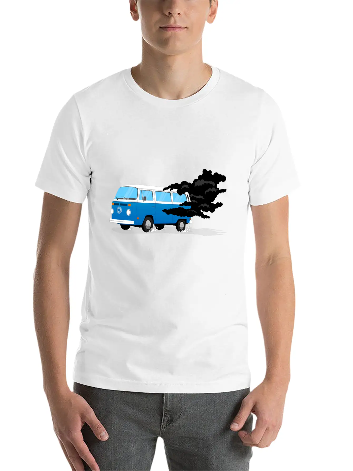 The Black Smoke Monster Basic Graphic T-Shirt ¨C Daily Comfort In Soft Cotton