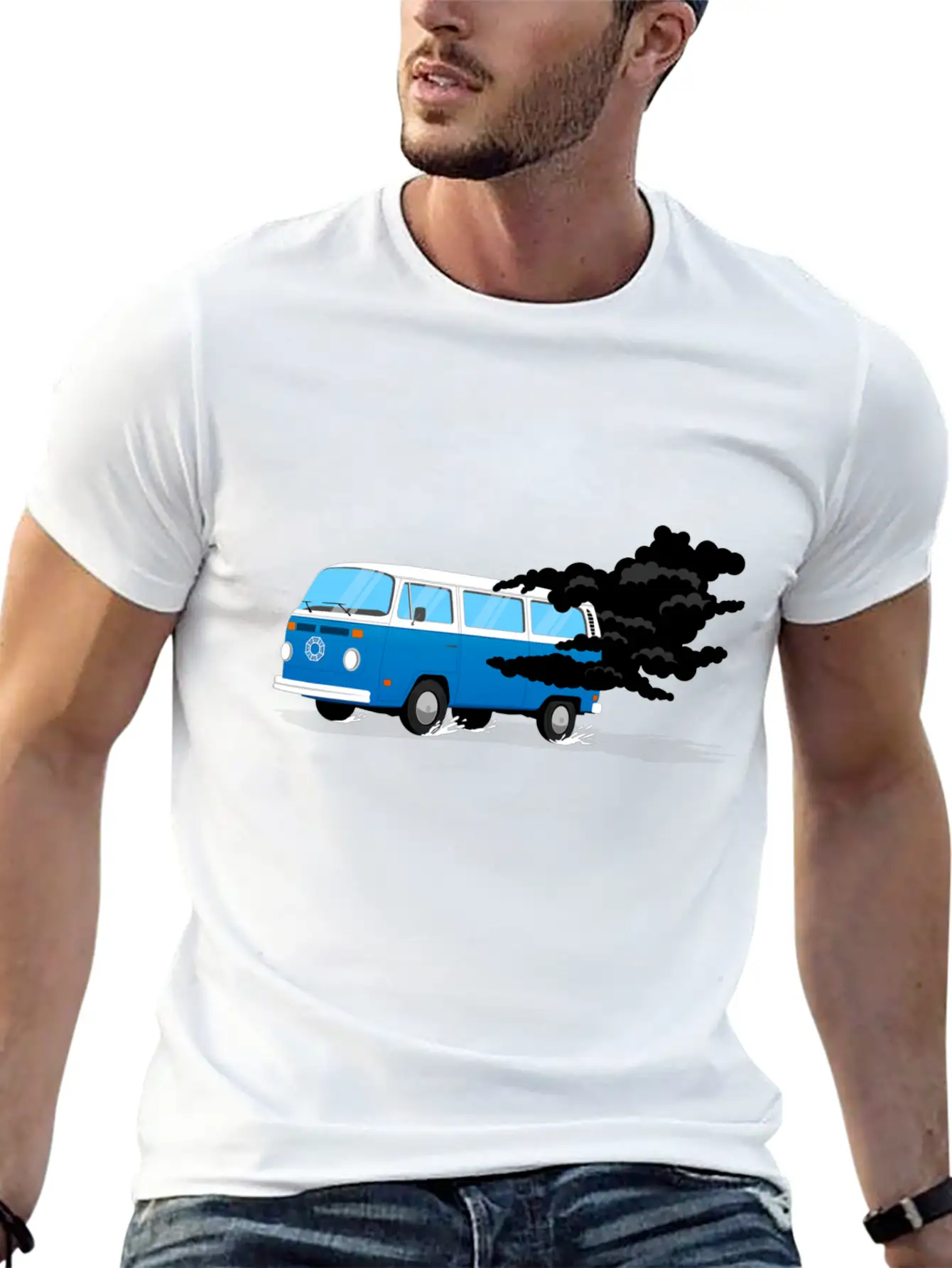 The Black Smoke Monster Basic Graphic T-Shirt ¨C Daily Comfort In Soft Cotton