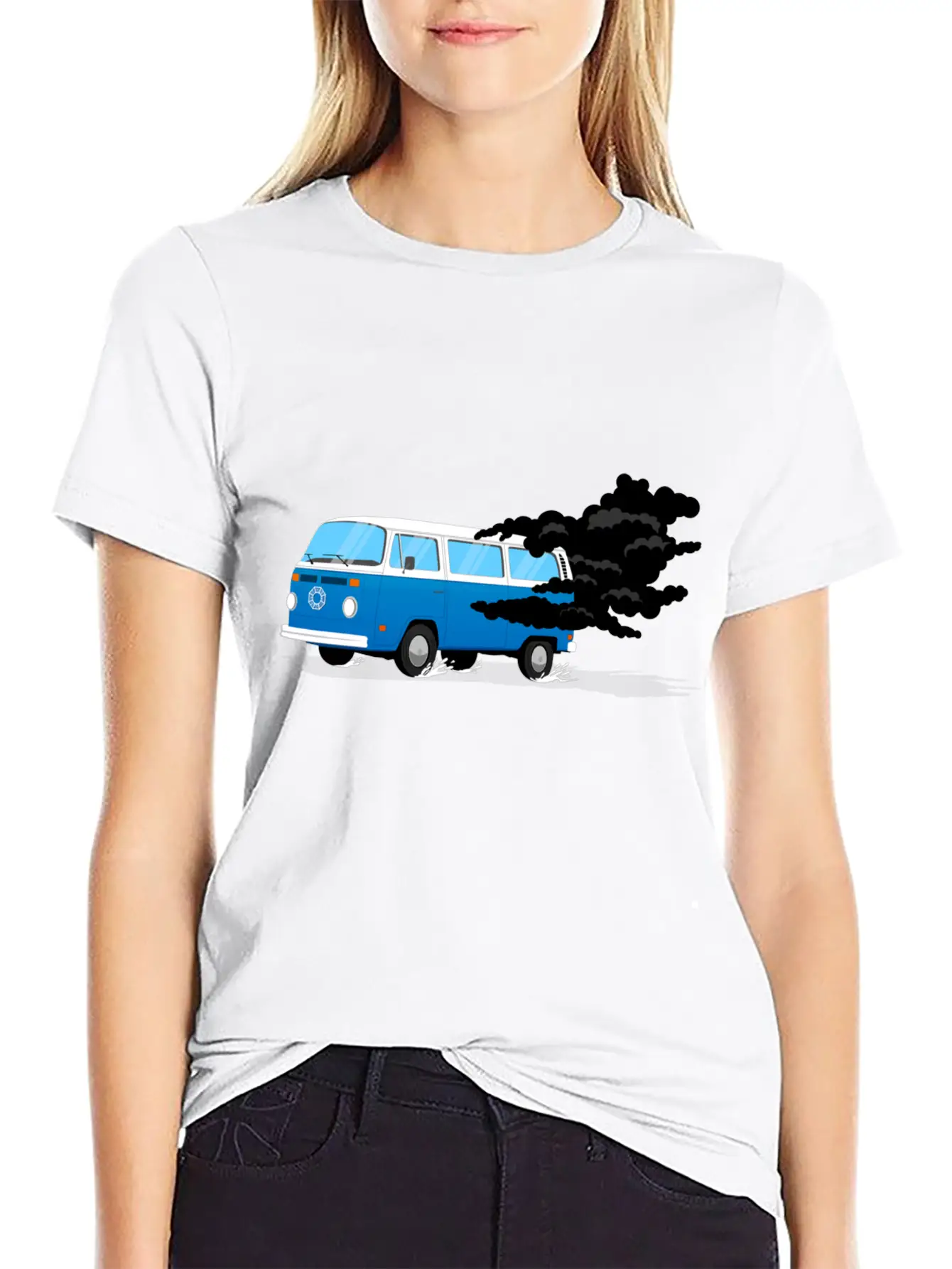 The Black Smoke Monster Basic Graphic T-Shirt ¨C Daily Comfort In Soft Cotton