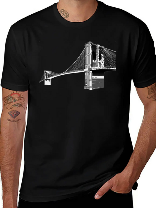 The Brooklyn Bridge Basic Graphic T-Shirt ¨C Daily Comfort In Soft Cotton