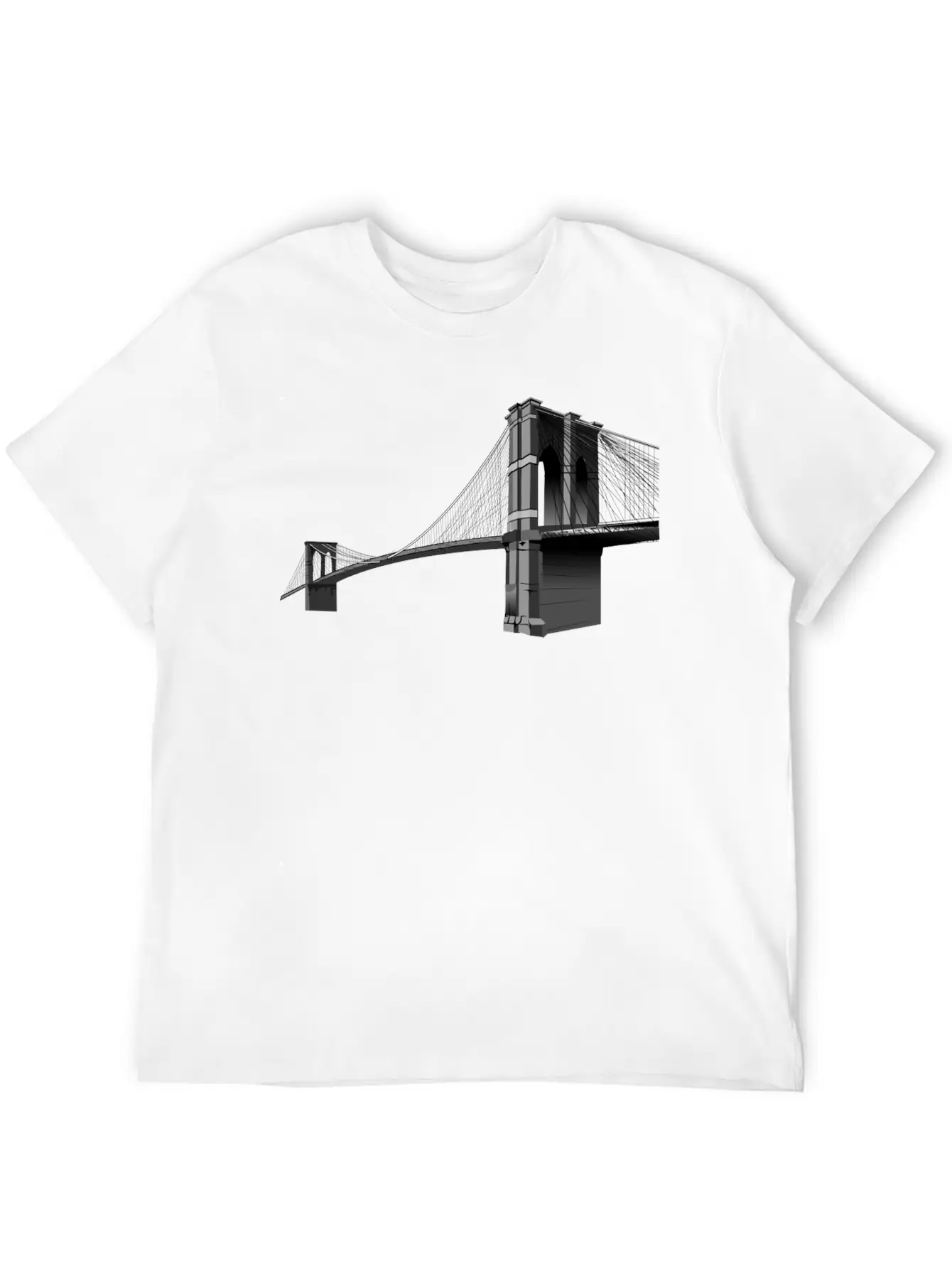 The Brooklyn Bridge Basic Graphic T-Shirt ¨C Daily Comfort In Soft Cotton