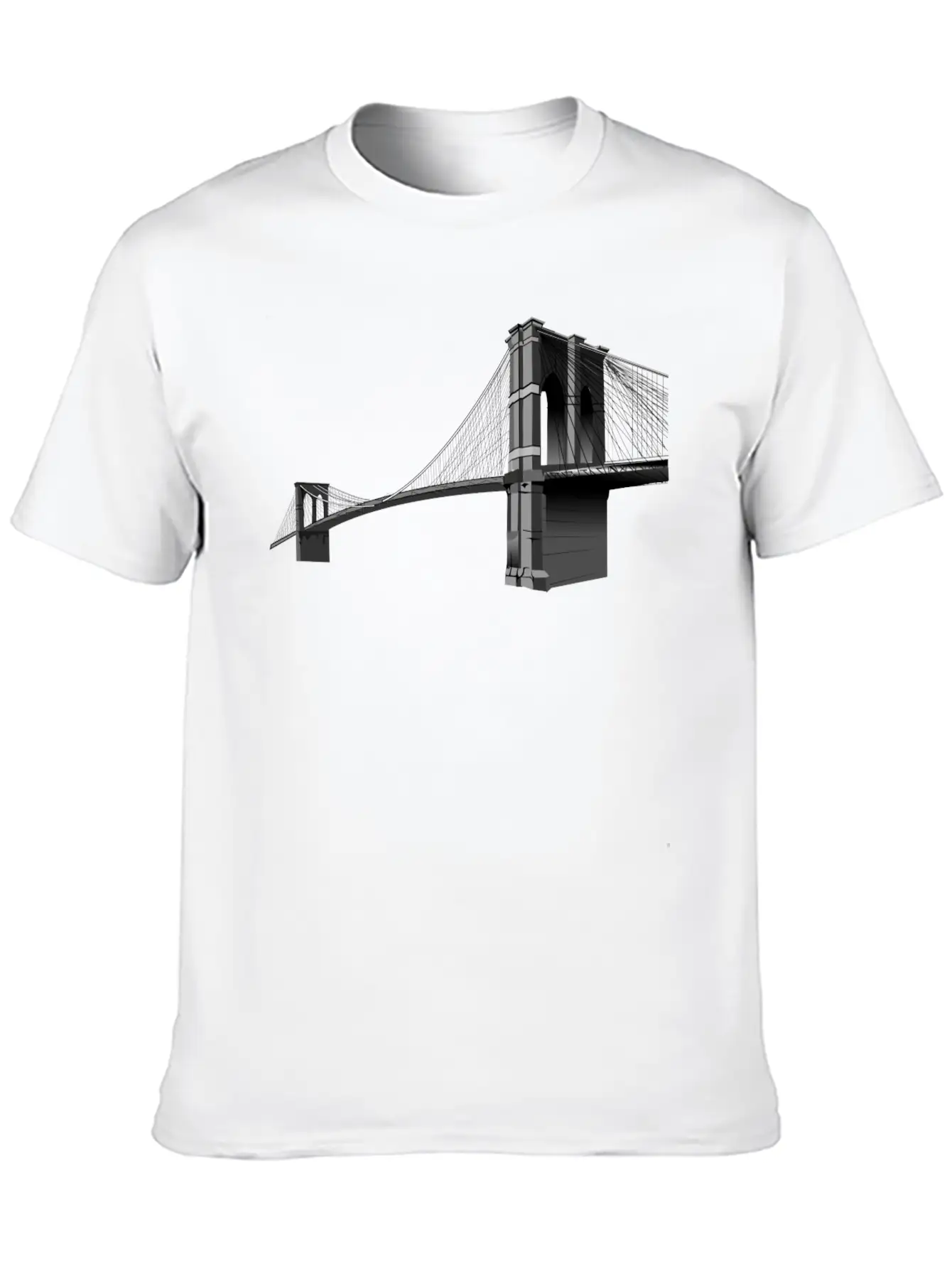 The Brooklyn Bridge Basic Graphic T-Shirt ¨C Daily Comfort In Soft Cotton