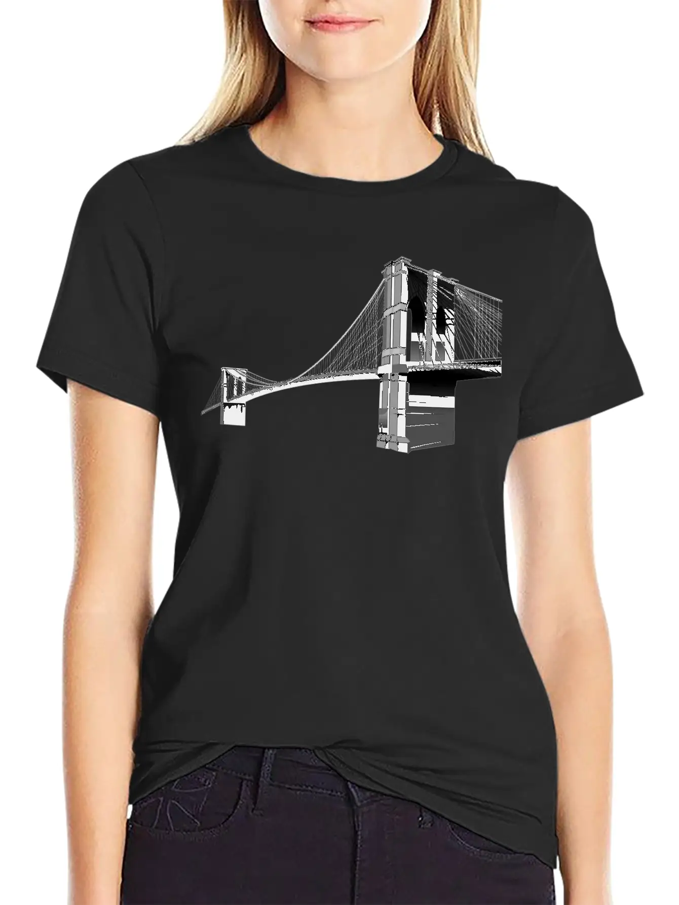 The Brooklyn Bridge Basic Graphic T-Shirt ¨C Daily Comfort In Soft Cotton
