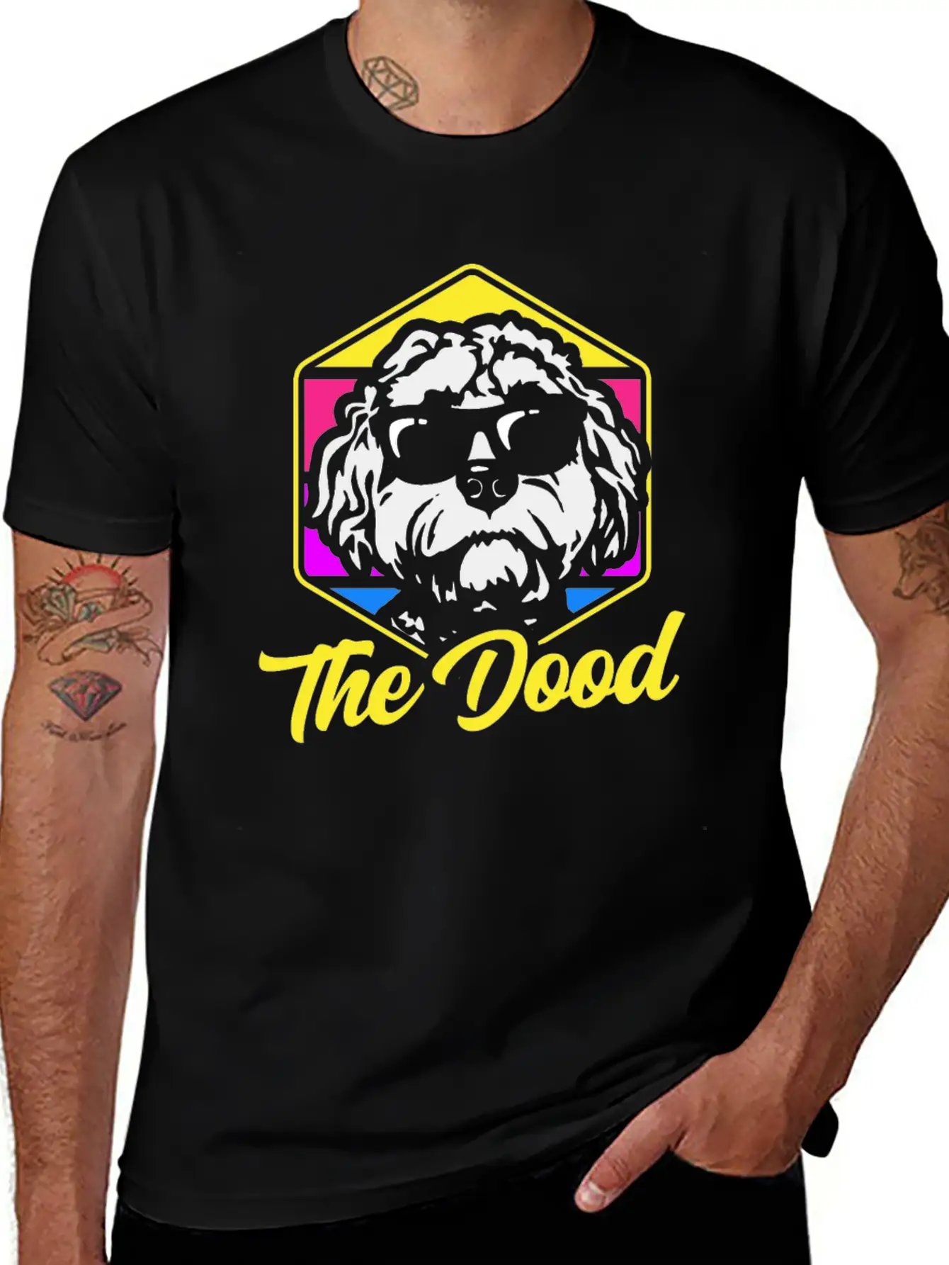 The Dood Doodle Labradoodle Goldendoodle Essential Cotton Tee For Daily Outfits ¨C Unisex Style