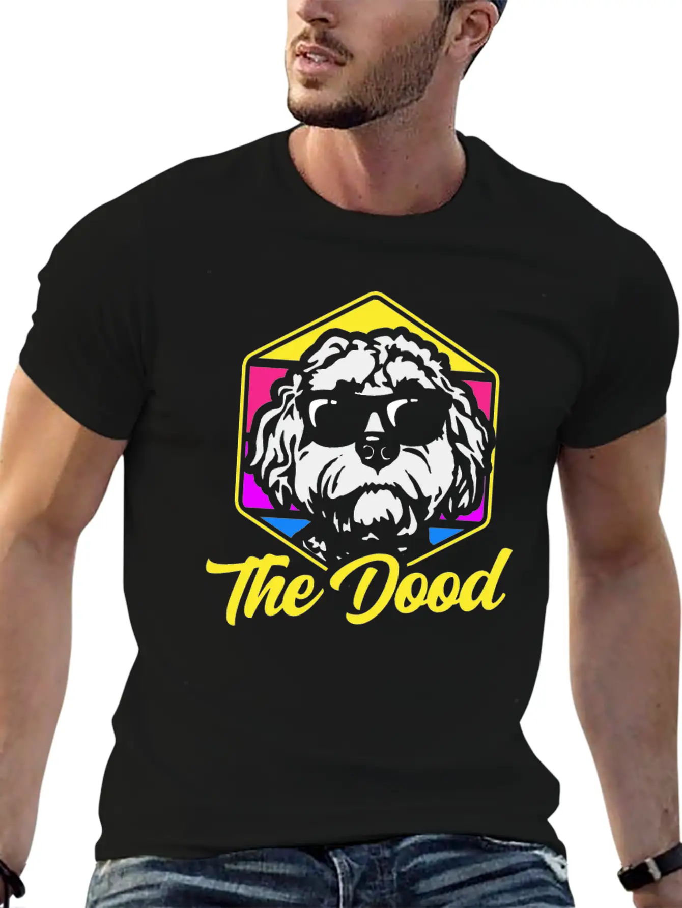 The Dood Doodle Labradoodle Goldendoodle Essential Cotton Tee For Daily Outfits ¨C Unisex Style