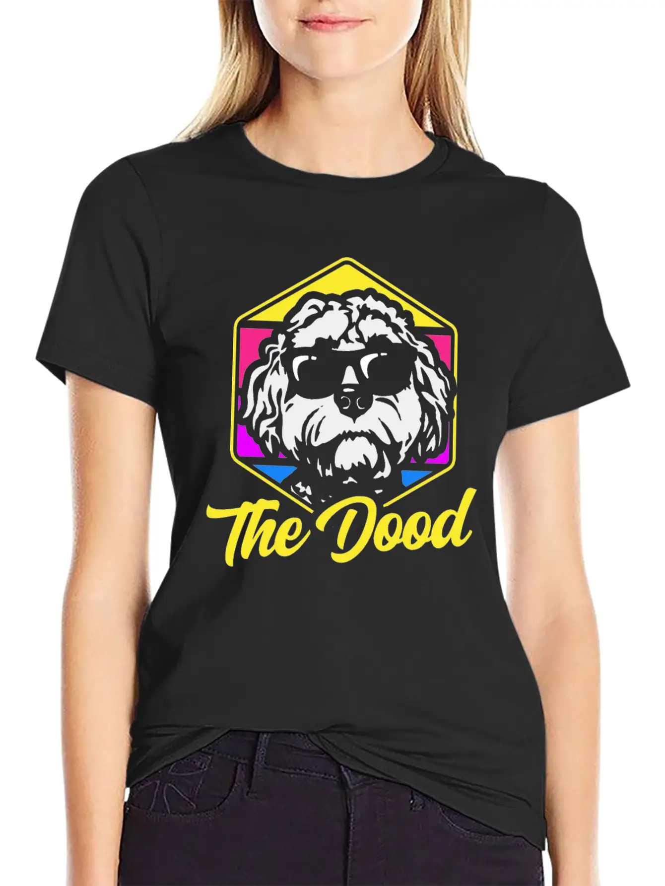 The Dood Doodle Labradoodle Goldendoodle Essential Cotton Tee For Daily Outfits ¨C Unisex Style