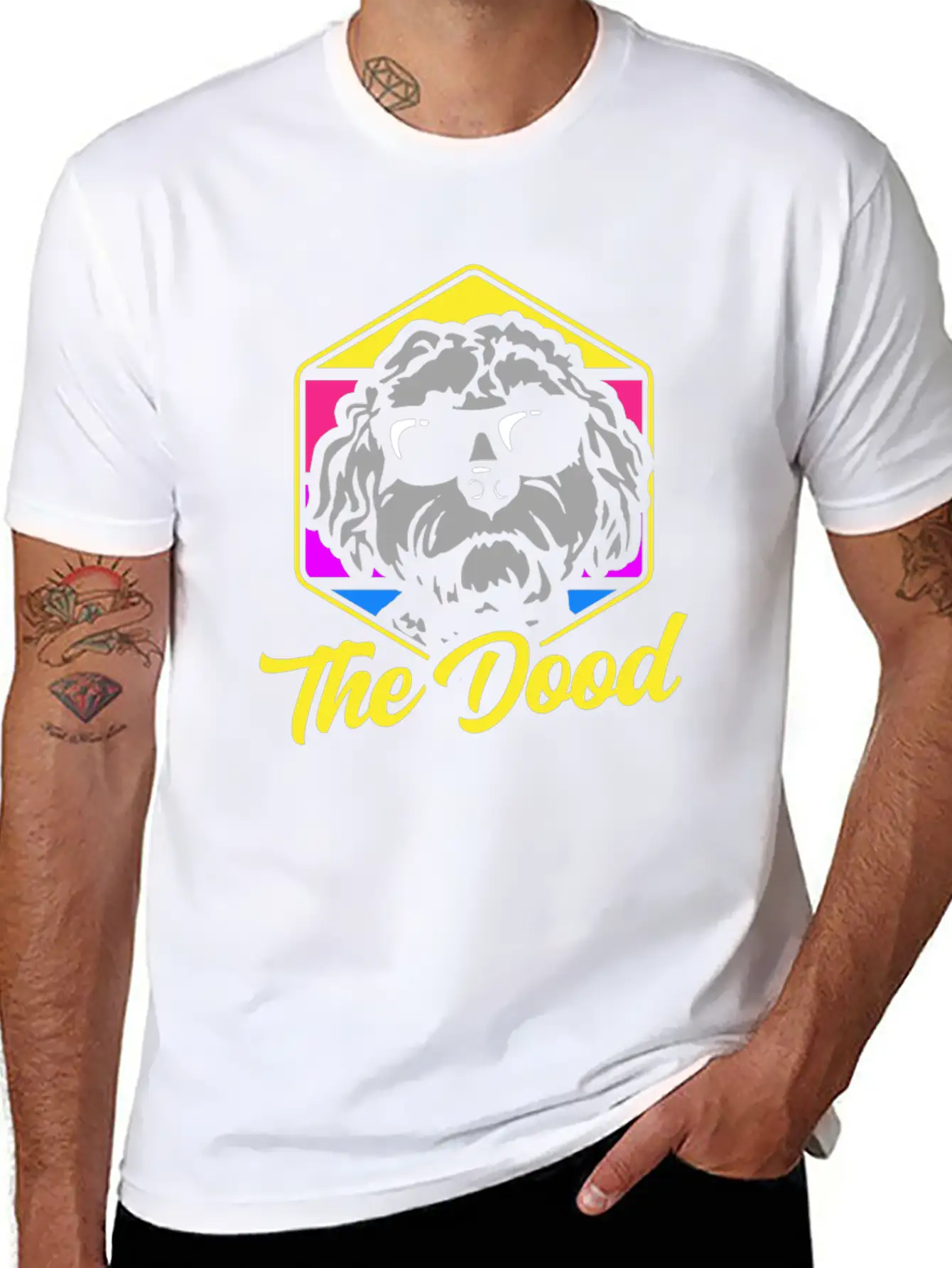 The Dood Doodle Labradoodle Goldendoodle Essential Cotton Tee For Daily Outfits ¨C Unisex Style