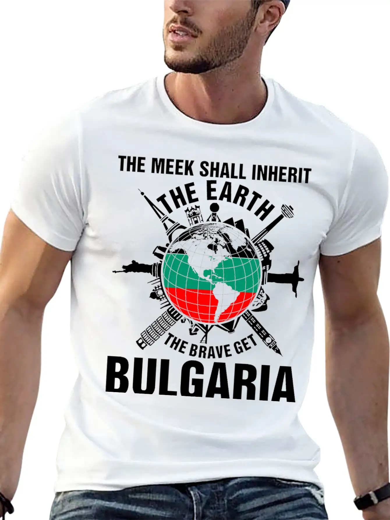 The Earth Brave Get Bulgaria Unisex Casual T-Shirt ¨C Clean Design For Daily Comfort