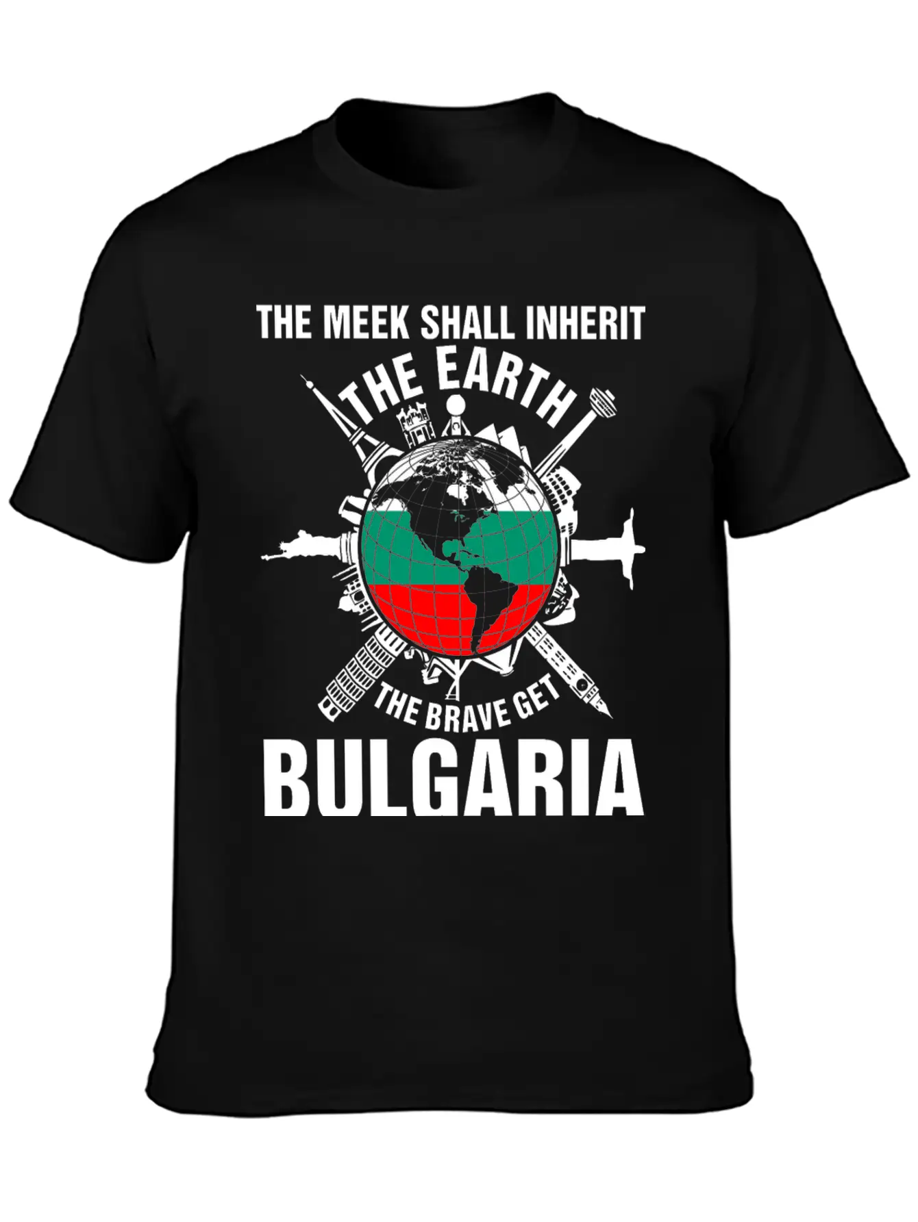The Earth Brave Get Bulgaria Unisex Casual T-Shirt ¨C Clean Design For Daily Comfort
