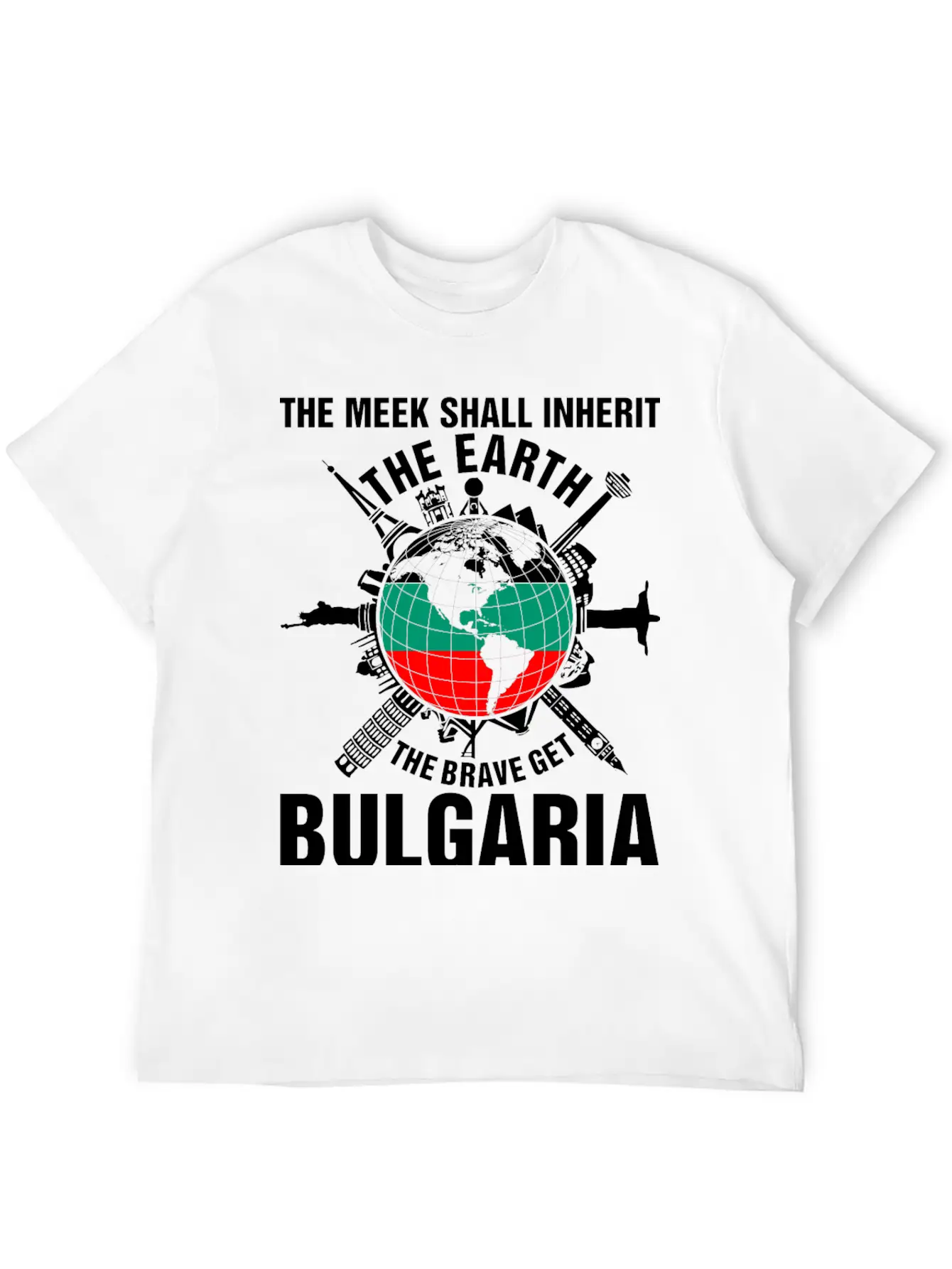 The Earth Brave Get Bulgaria Unisex Casual T-Shirt ¨C Clean Design For Daily Comfort