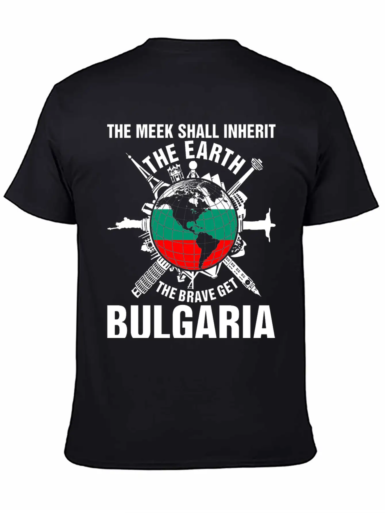 The Earth Brave Get Bulgaria Unisex Casual T-Shirt ¨C Clean Design For Daily Comfort