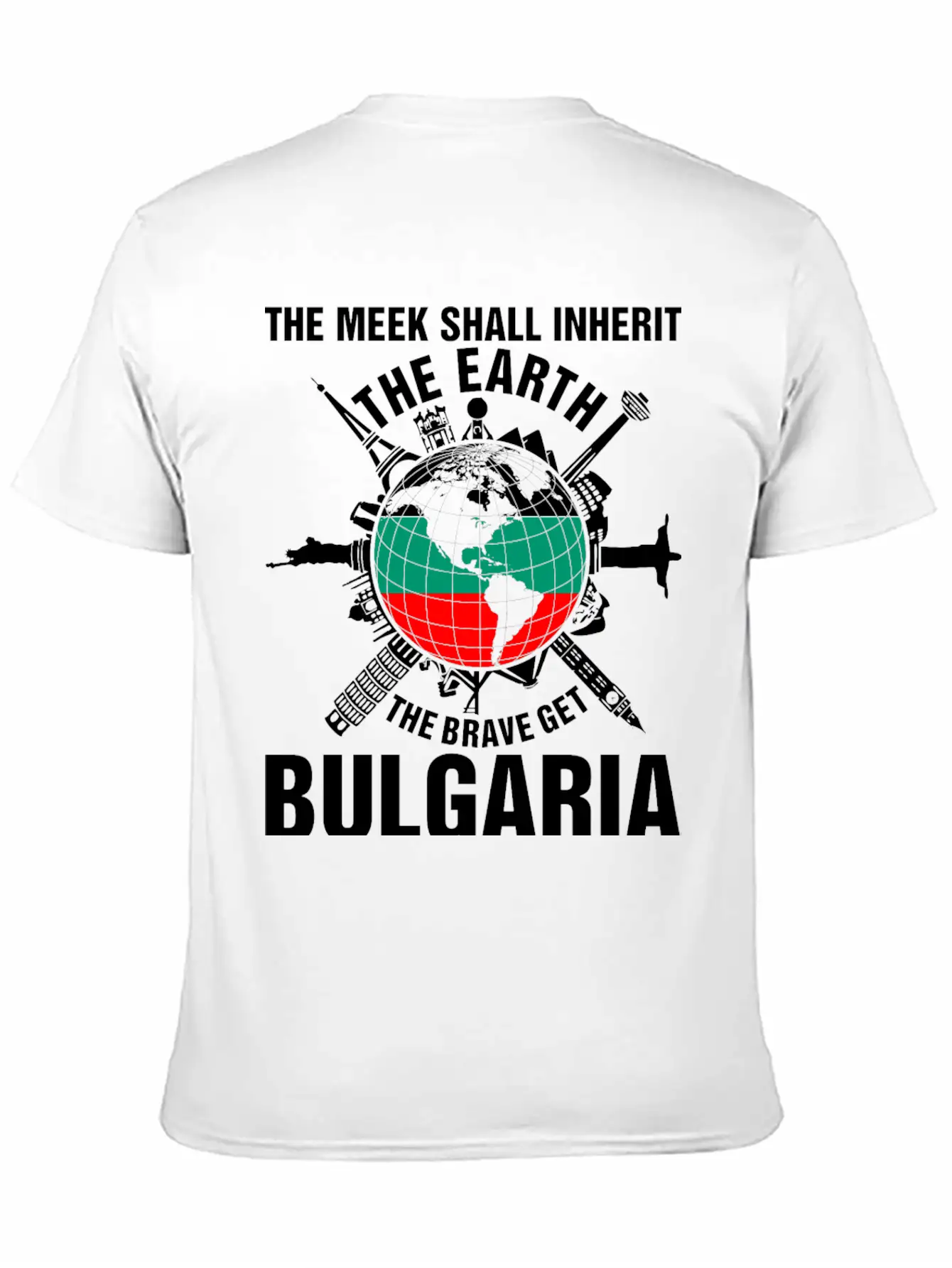 The Earth Brave Get Bulgaria Unisex Casual T-Shirt ¨C Clean Design For Daily Comfort