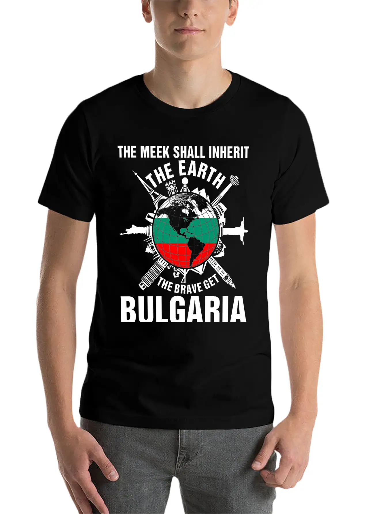 The Earth Brave Get Bulgaria Unisex Casual T-Shirt ¨C Clean Design For Daily Comfort